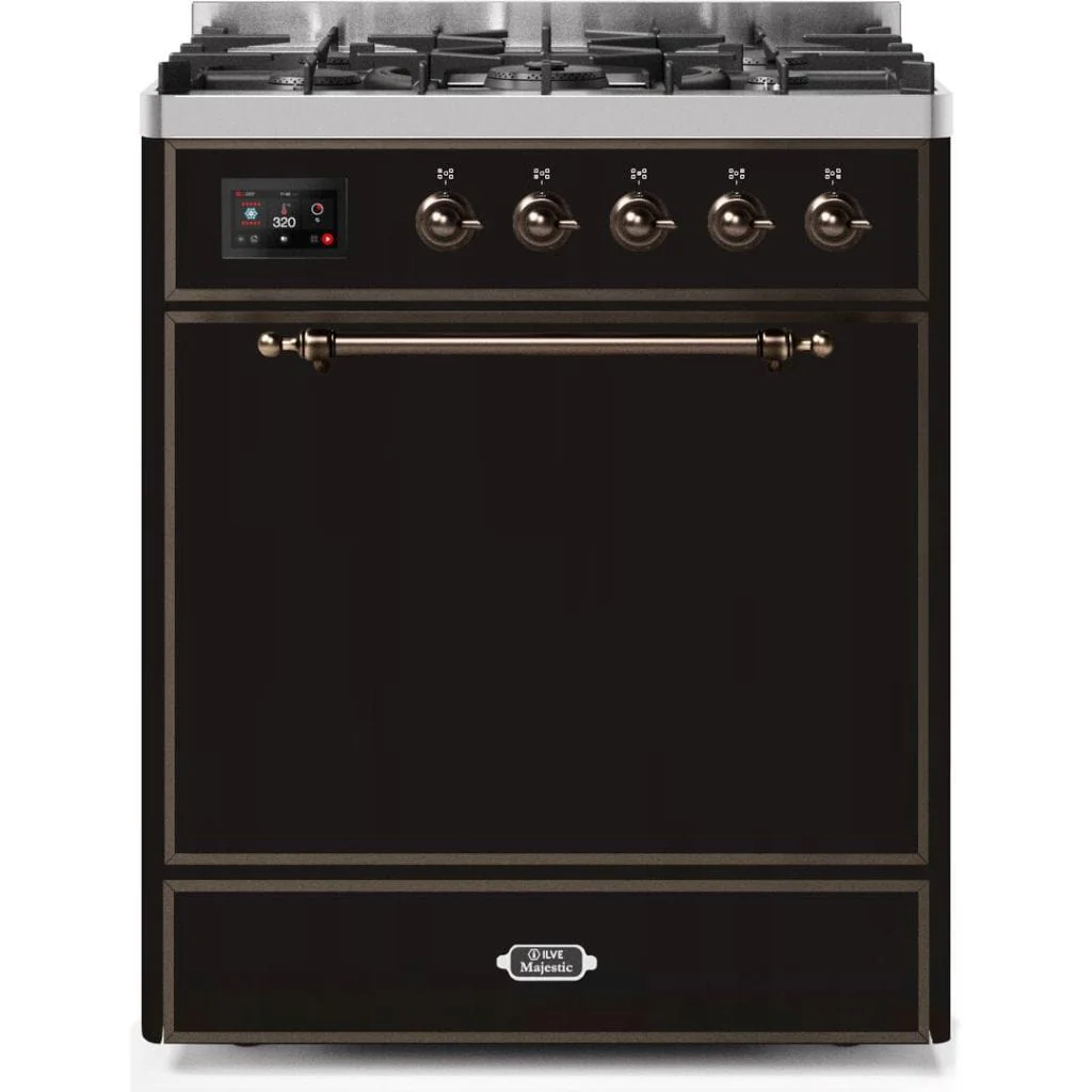 ILVE 30” 5 Sealed Burners Majestic II Series Freestanding Dual Fuel Liquid Propane Range with Trim - Image 93