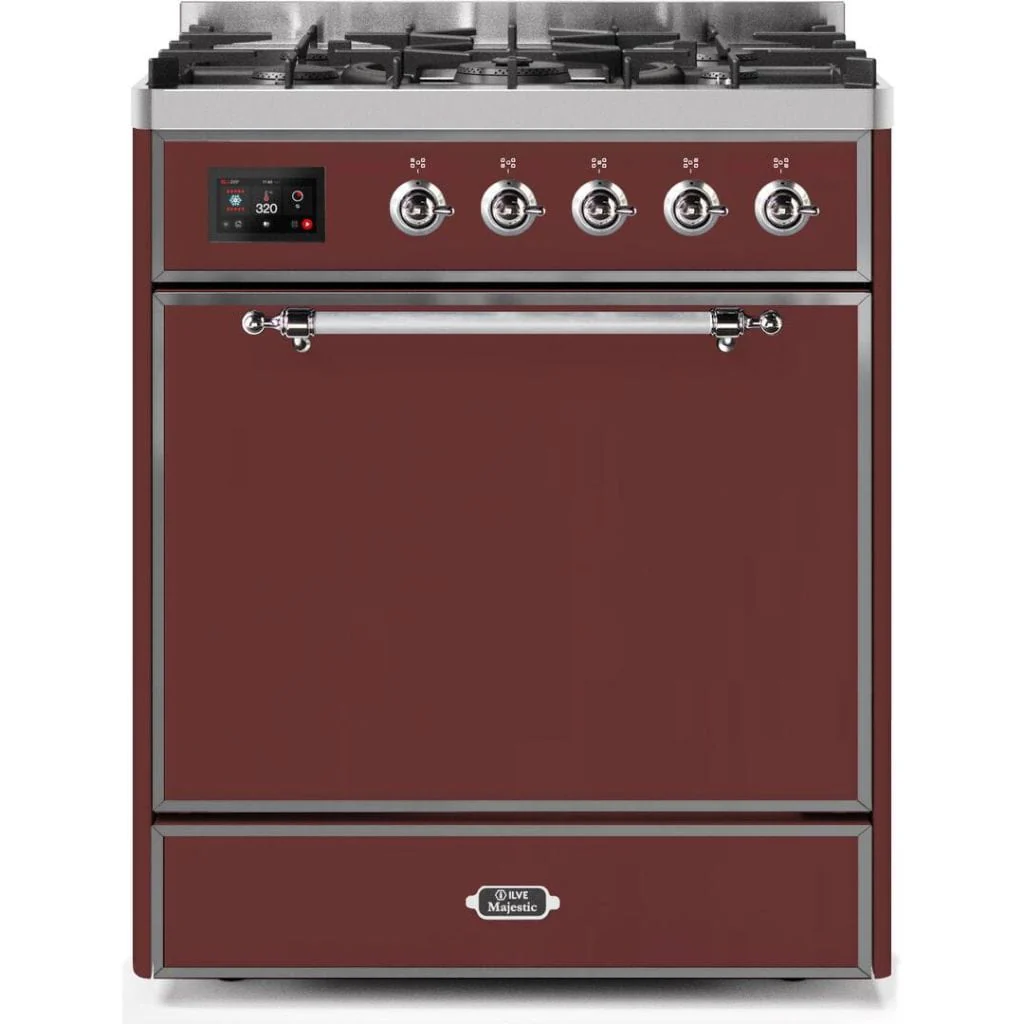 ILVE 30” 5 Sealed Burners Majestic II Series Freestanding Dual Fuel Natural Gas Range with Trim - Image 55