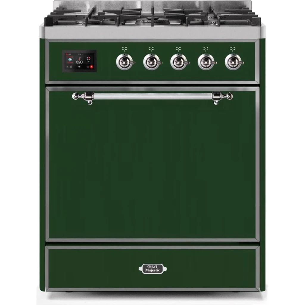 ILVE 30” 5 Sealed Burners Majestic II Series Freestanding Dual Fuel Natural Gas Range with Trim - Image 56