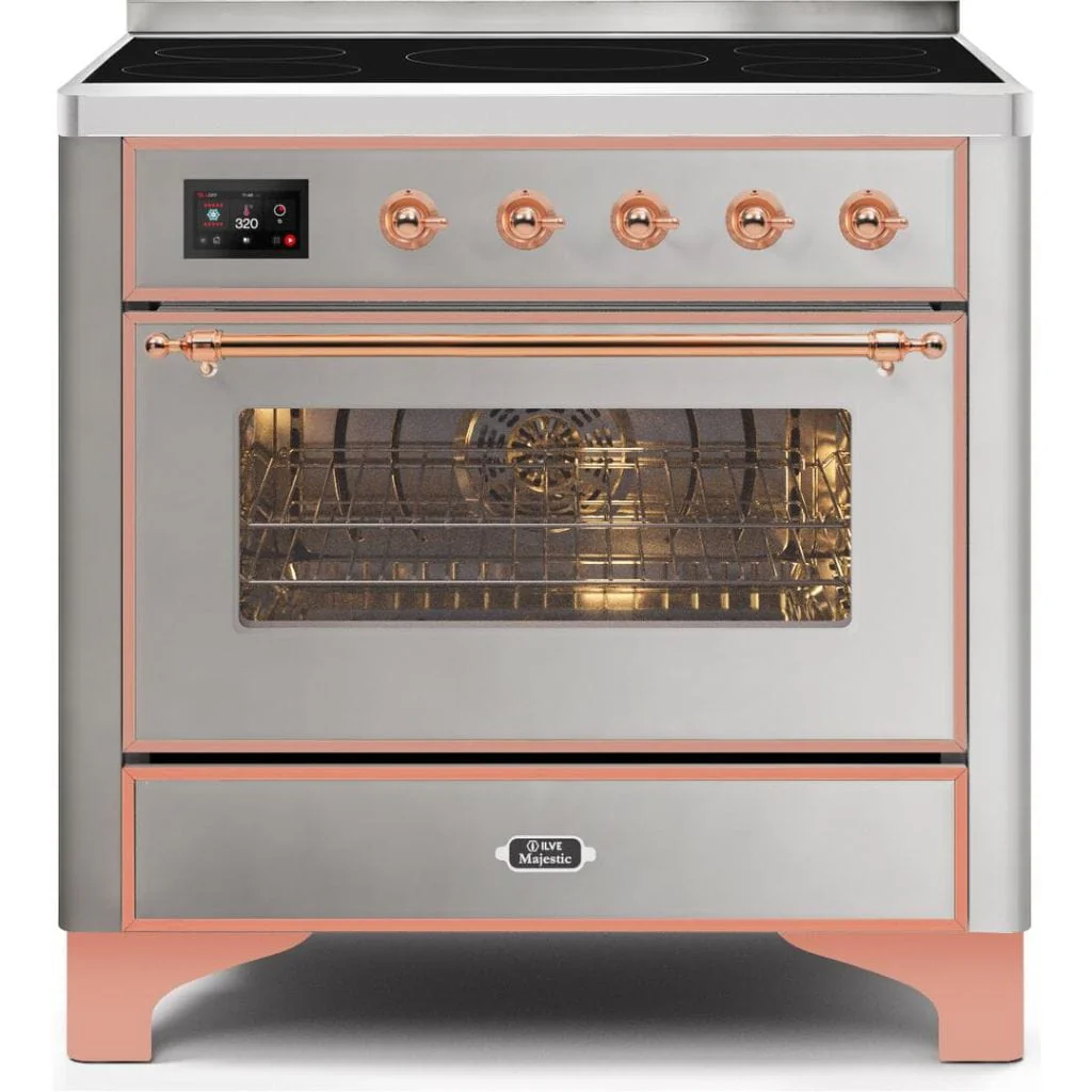 ILVE 36” 5-Burners Majestic II Series Freestanding Electric Range with Trim - Image 24