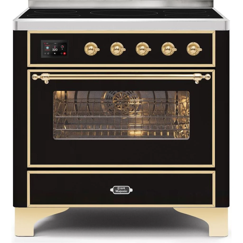 ILVE 36” 5-Burners Majestic II Series Freestanding Electric Range with Trim - Image 6