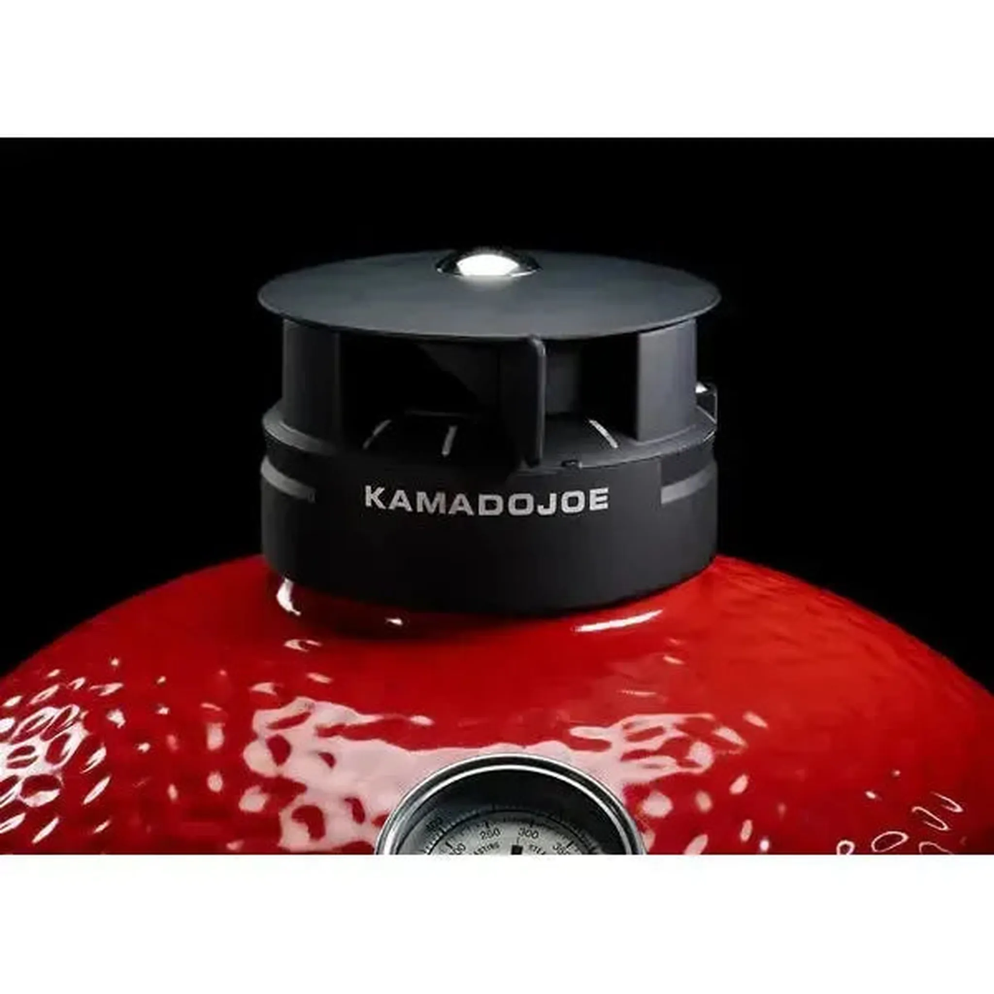 Kamado Joe Classic Joe Series III 18" Red Standalone Ceramic Kamado Charcoal Grill - Image 4