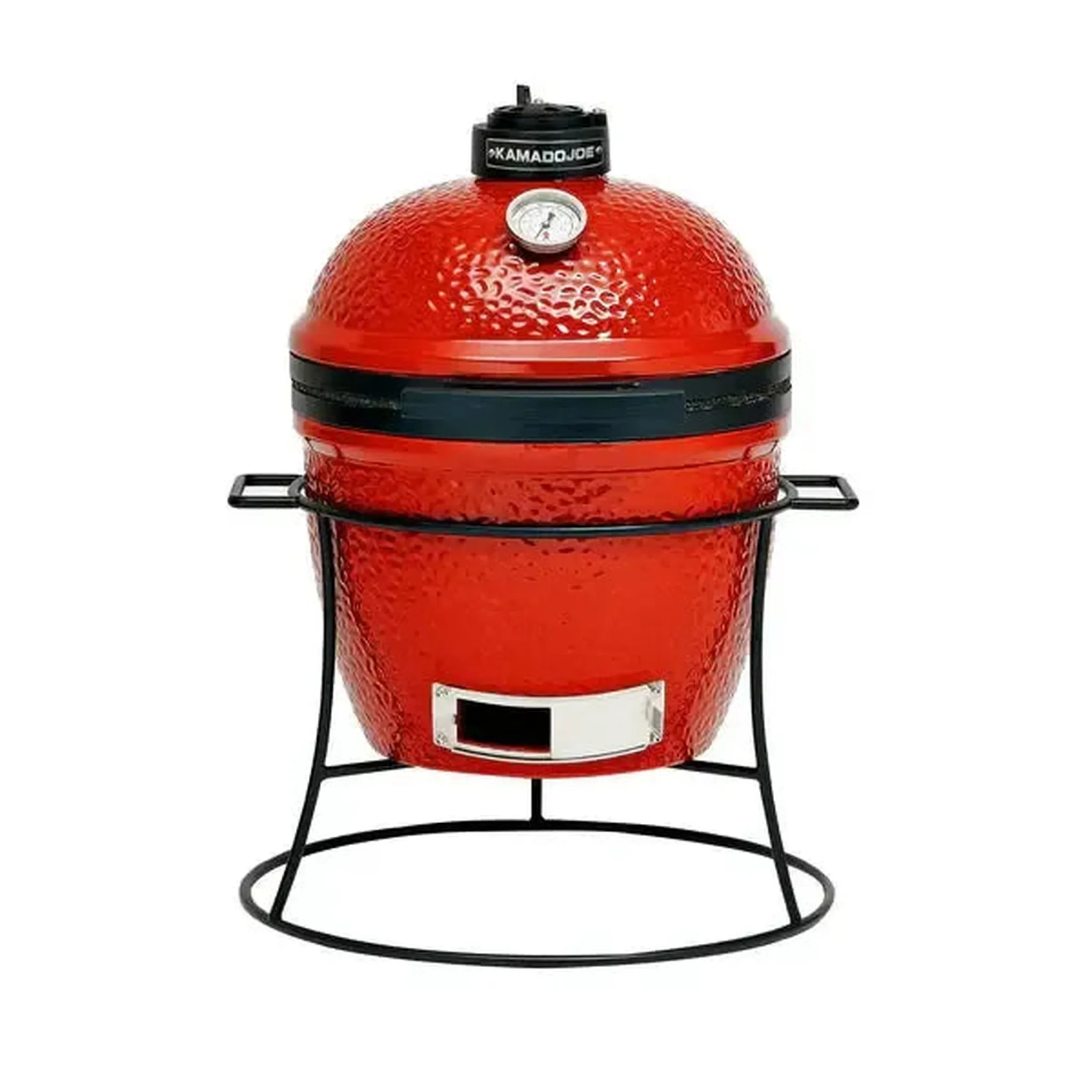 Kamado Joe Joe Jr. 13" Red Ceramic Charcoal Grill On Stand