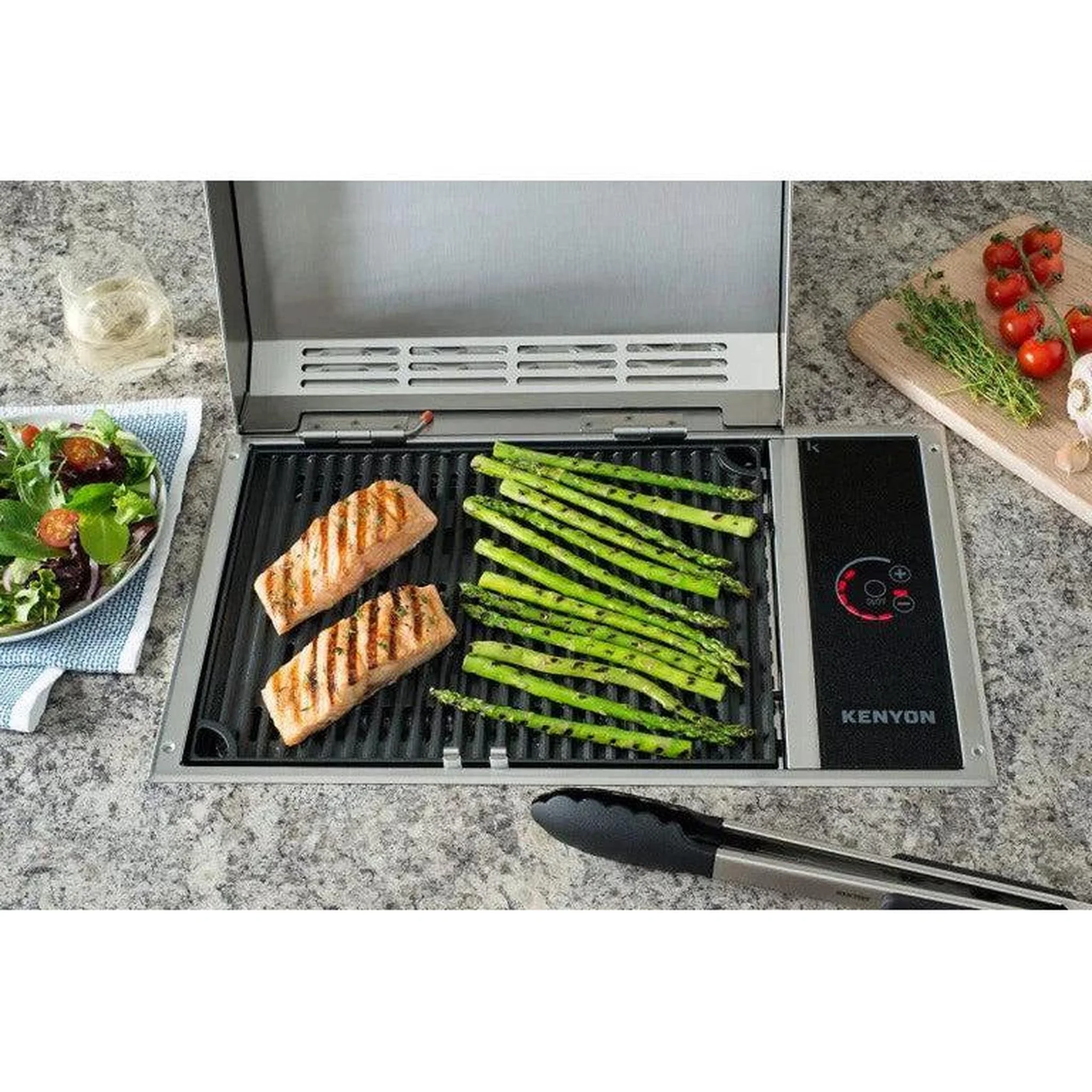 Kenyon Frontier 21" 1-Burner Built-In 120V Touch Control Electric Grill - Image 5
