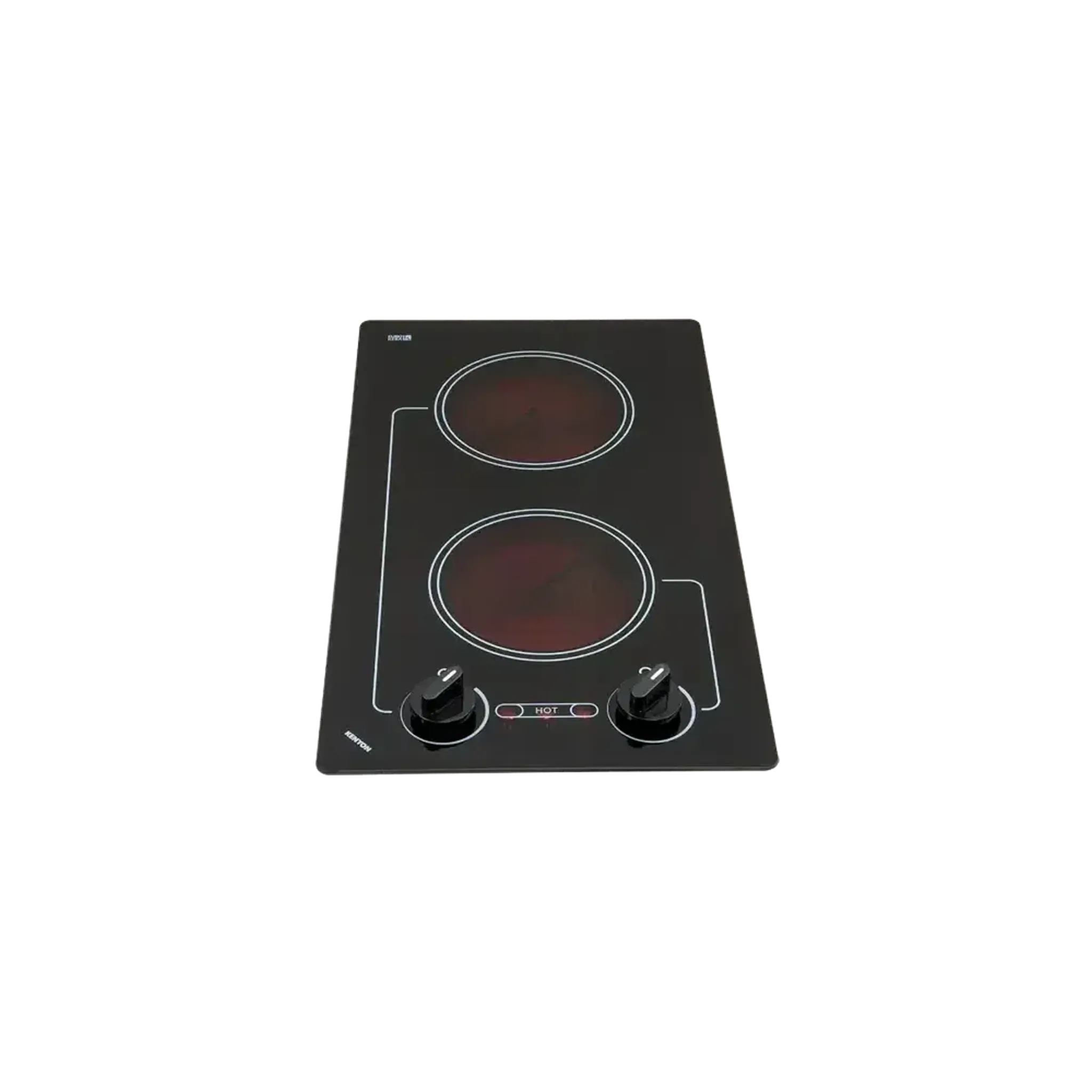 Kenyon Caribbean 21" 2-Burner Black 240V Electric Cooktop With Knob Control - Image 7