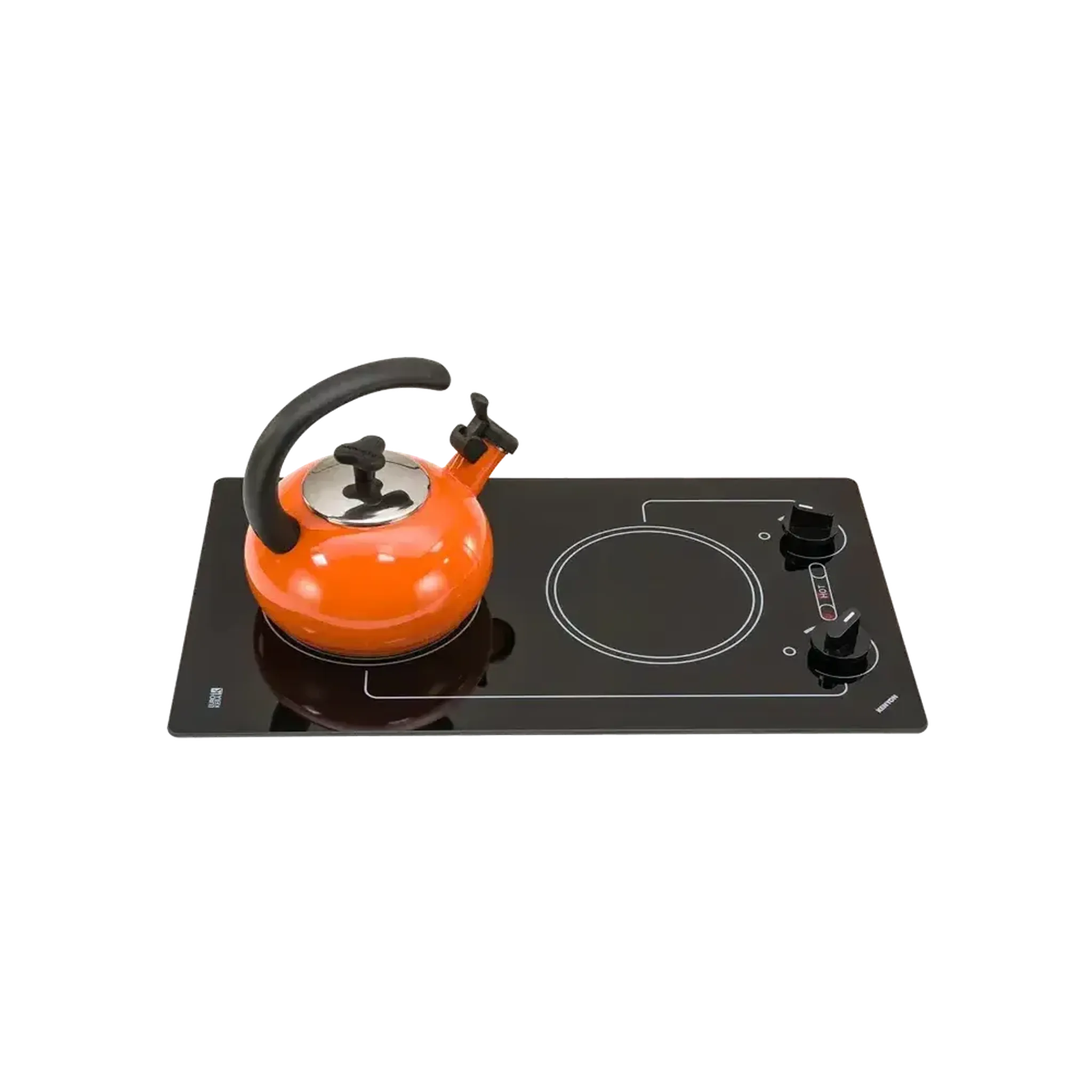 Kenyon Caribbean 21" 2-Burner Black 240V Electric Cooktop With Knob Control - Image 8