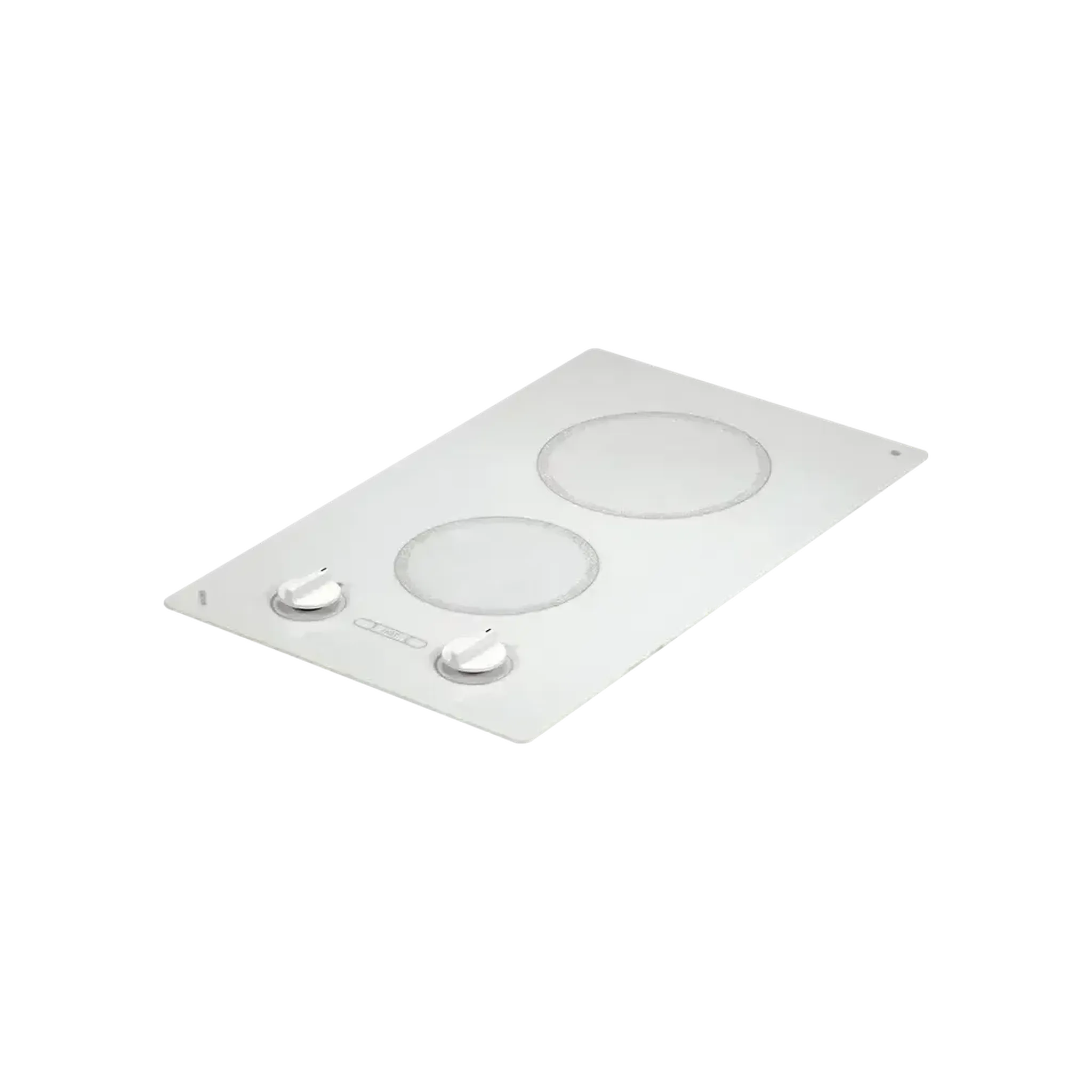 Kenyon Alpine 24" 2-Burner White 120V Large Electric Cooktop With Knob Control - Image 5