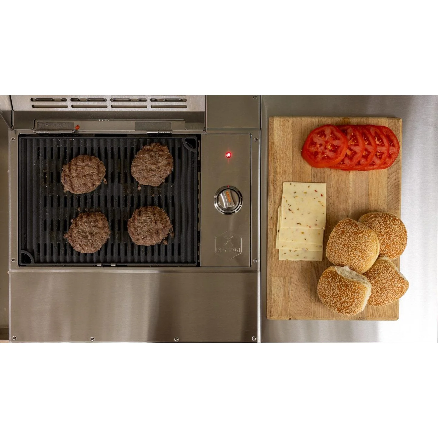 Kenyon City 40" 120V 1-Burner Freestanding Electric Grill - Image 8