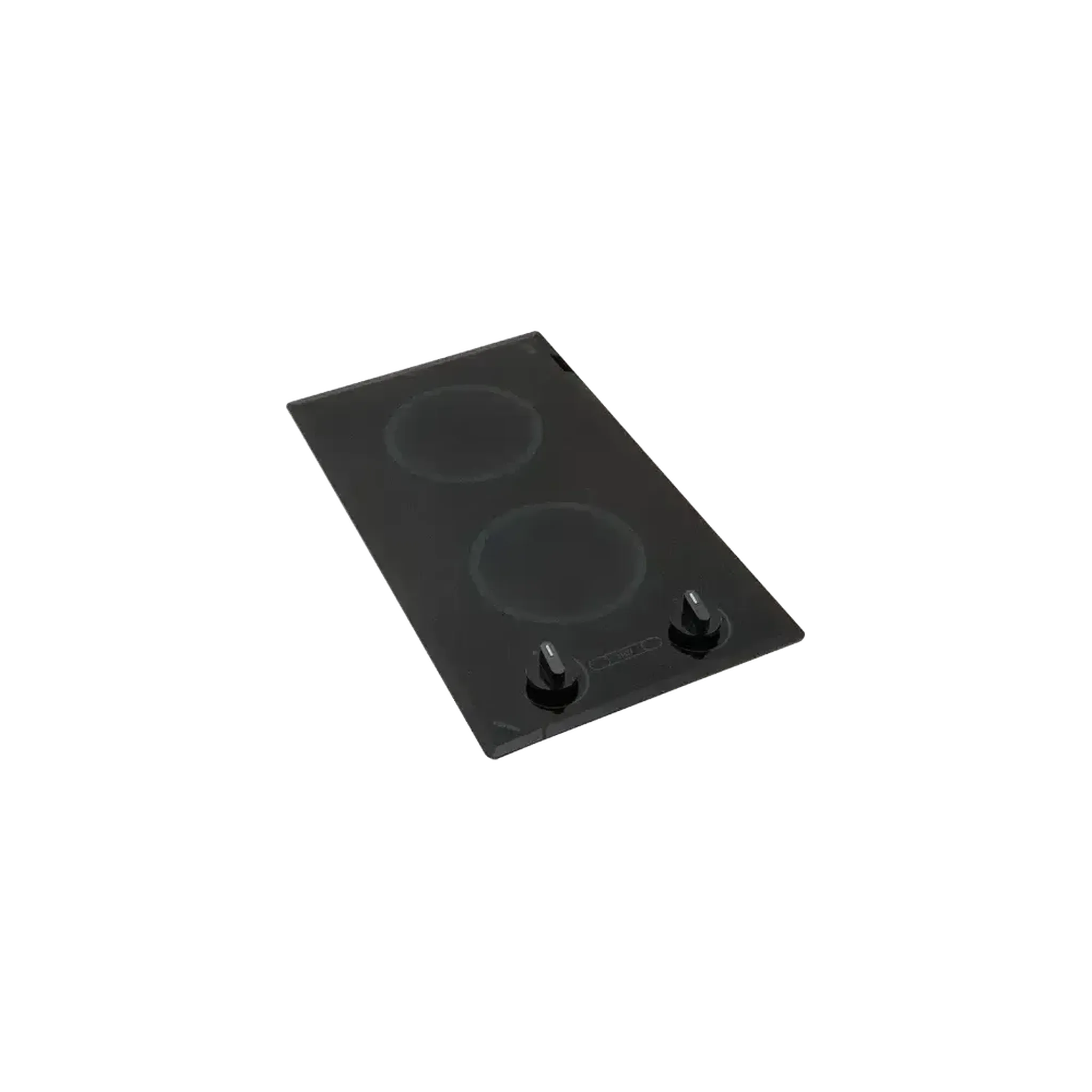 Kenyon Mediterranean 21" 2-Burner Black 120V Small Electric Cooktop With Knob Control - Image 7