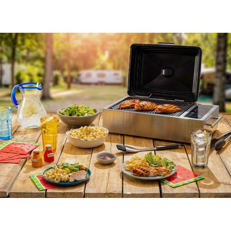 Kenyon SilKEN 21" 120V 1-Burner Portable Electric Grill With IntelliKEN Touch Control - Image 7