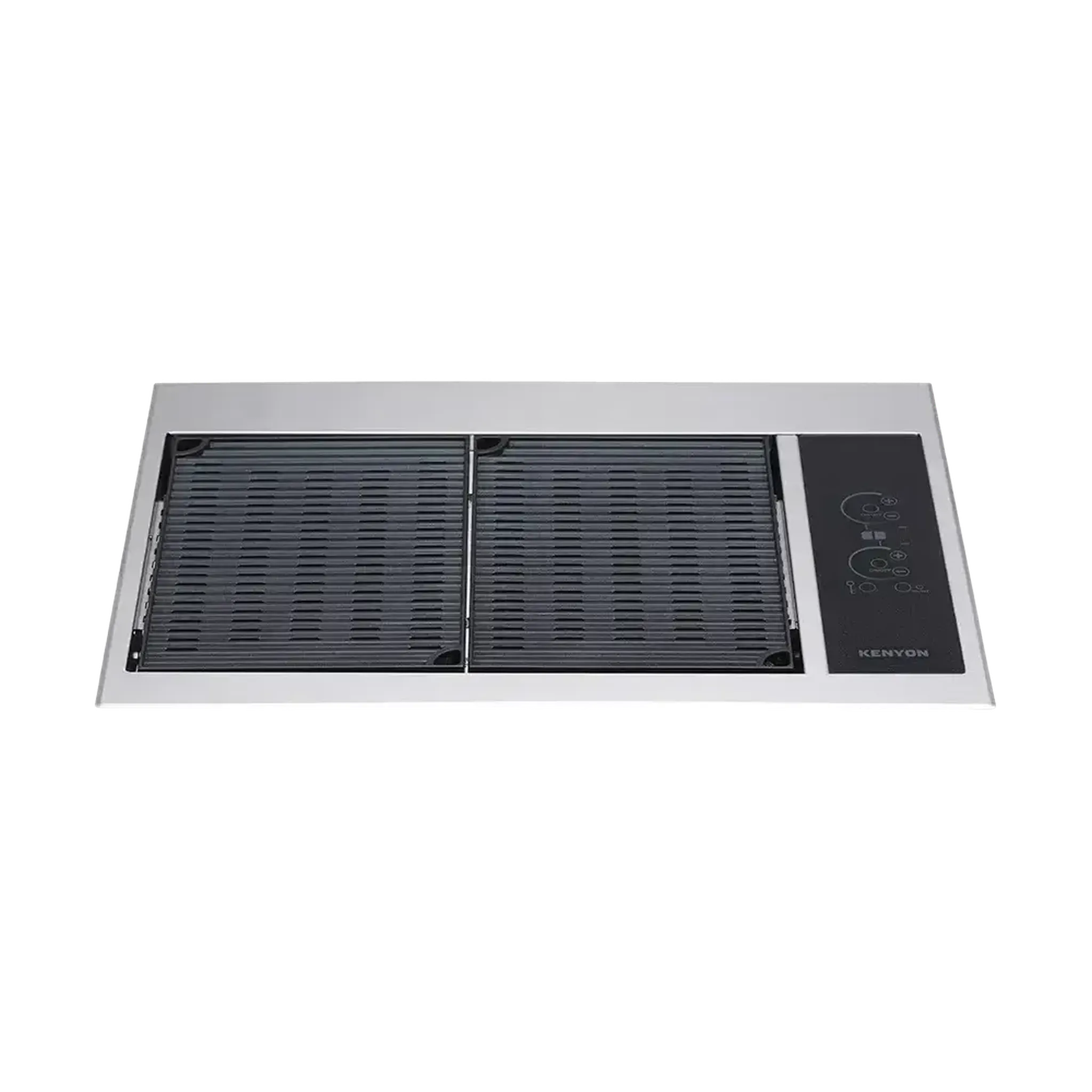 Kenyon Texan 30" 2-Burner Built-In No Lid 208V Electric Grill With Touch Control
