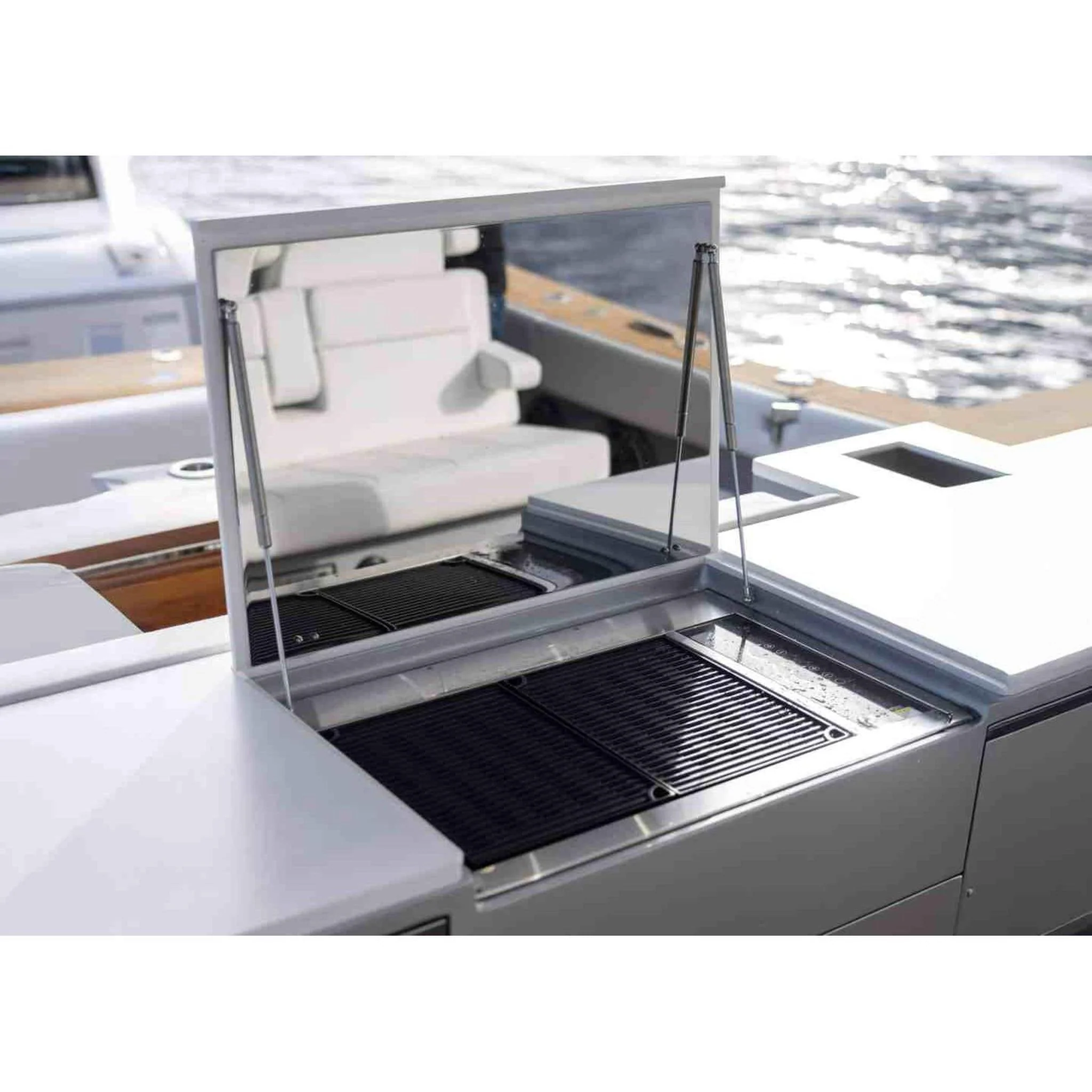Kenyon Texan 30" 2-Burner Built-In No Lid 208V Electric Grill With Touch Control - Image 10