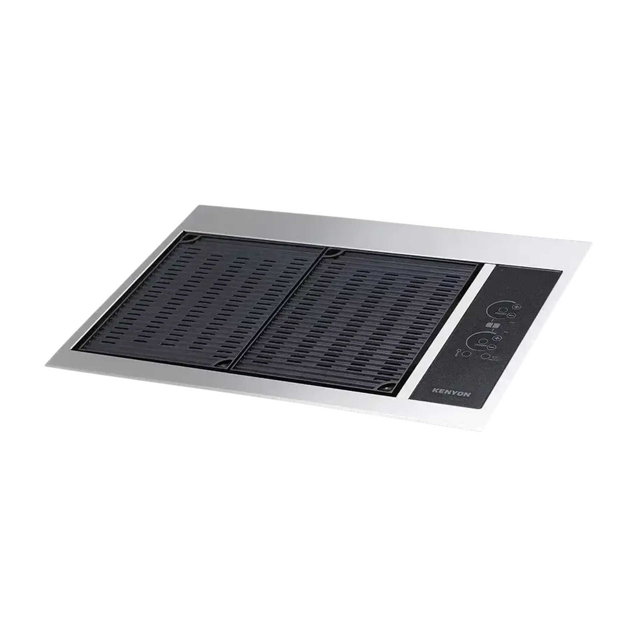 Kenyon Texan 30" 2-Burner Built-In No Lid 208V Electric Grill With Touch Control - Image 3