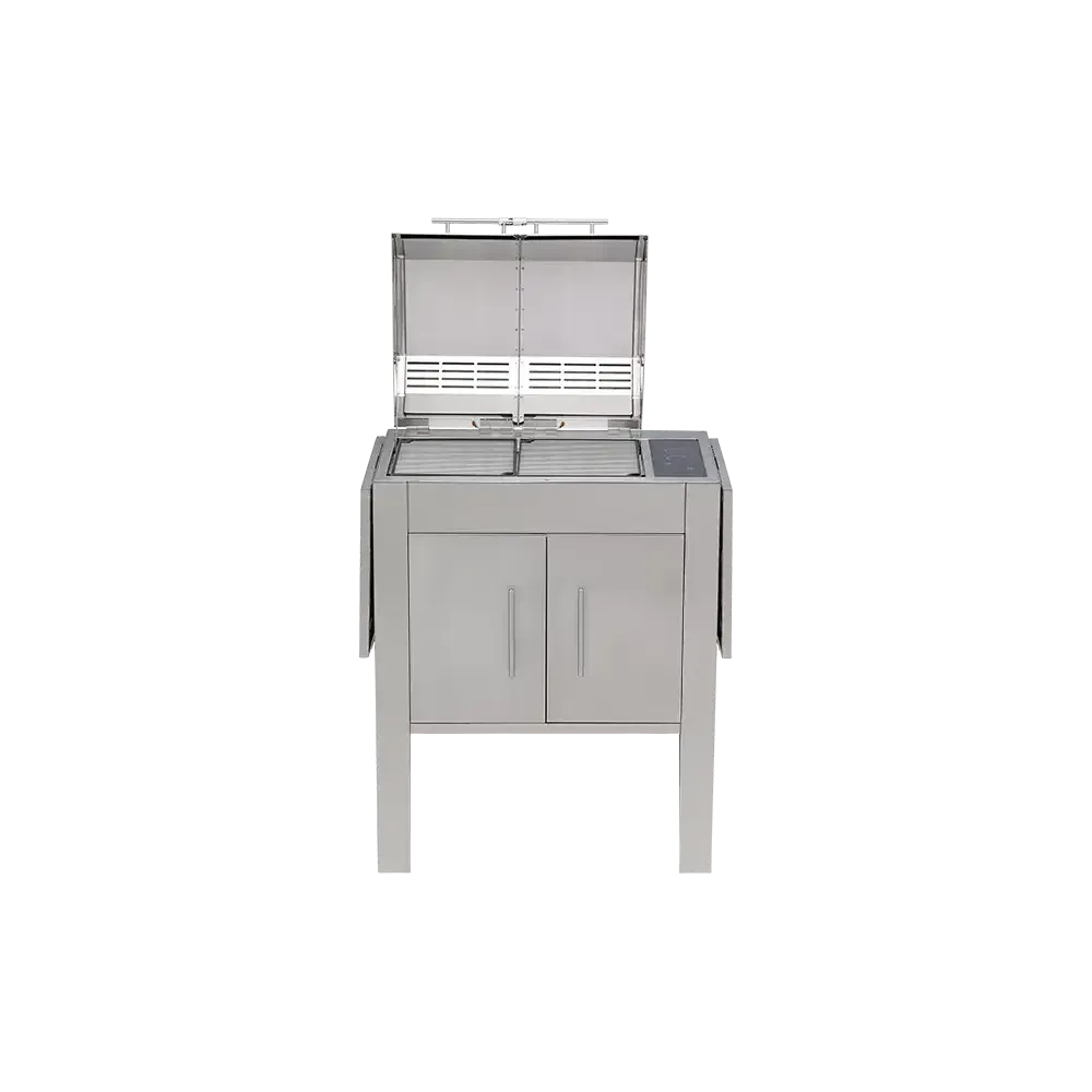 Kenyon Texan 60" 2-Burner Freestanding Split-Lid 240V Electric Grill With IntelliKEN Touch Control - Image 2