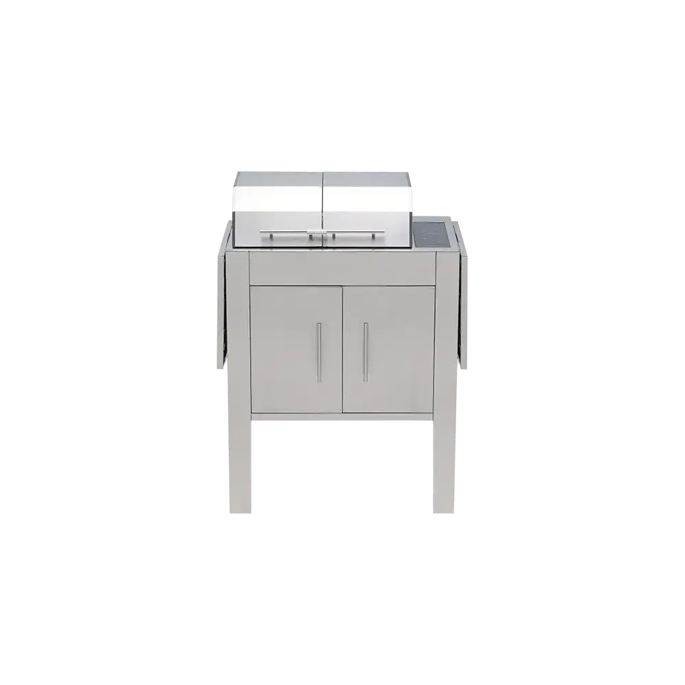 Kenyon Texan 60" 2-Burner Freestanding Split-Lid 240V Electric Grill With IntelliKEN Touch Control - Image 3