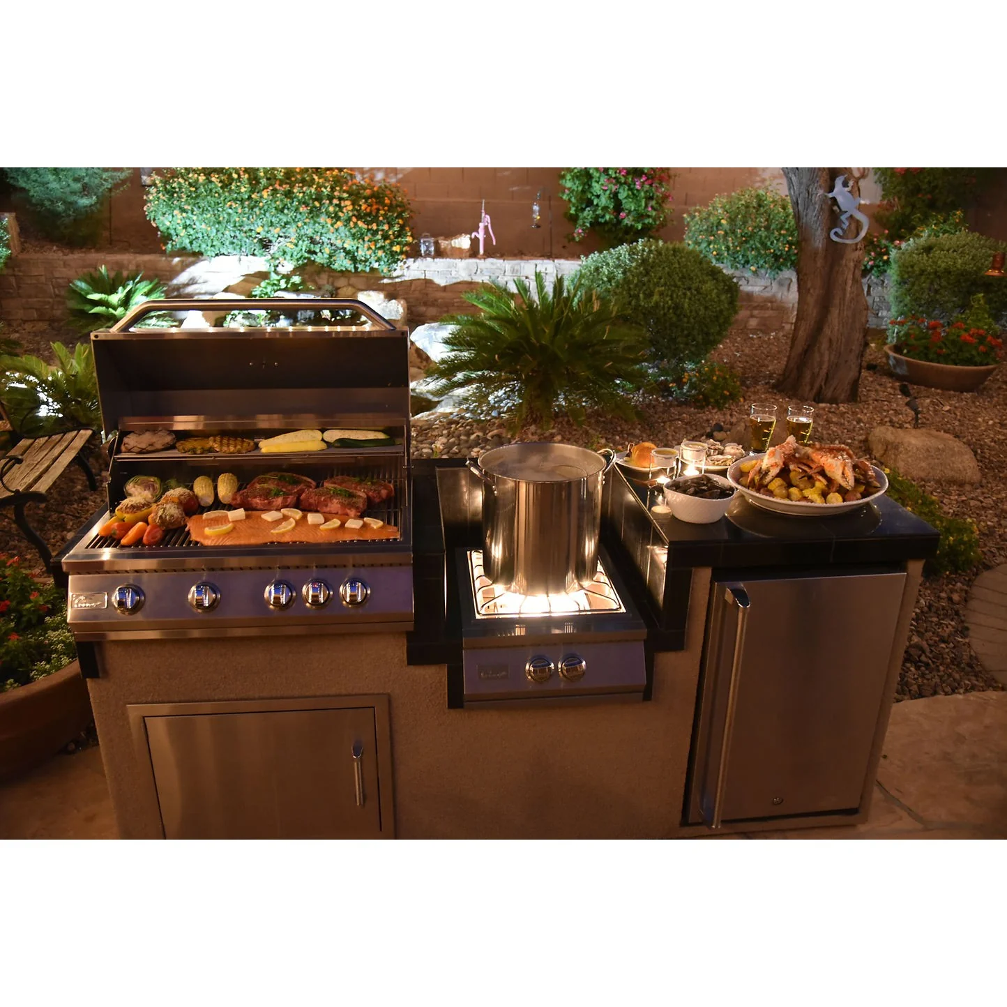 Kokomo Grills 12" Built-in Liquid Propane Gas Power Burner with Removable Grate - Image 8