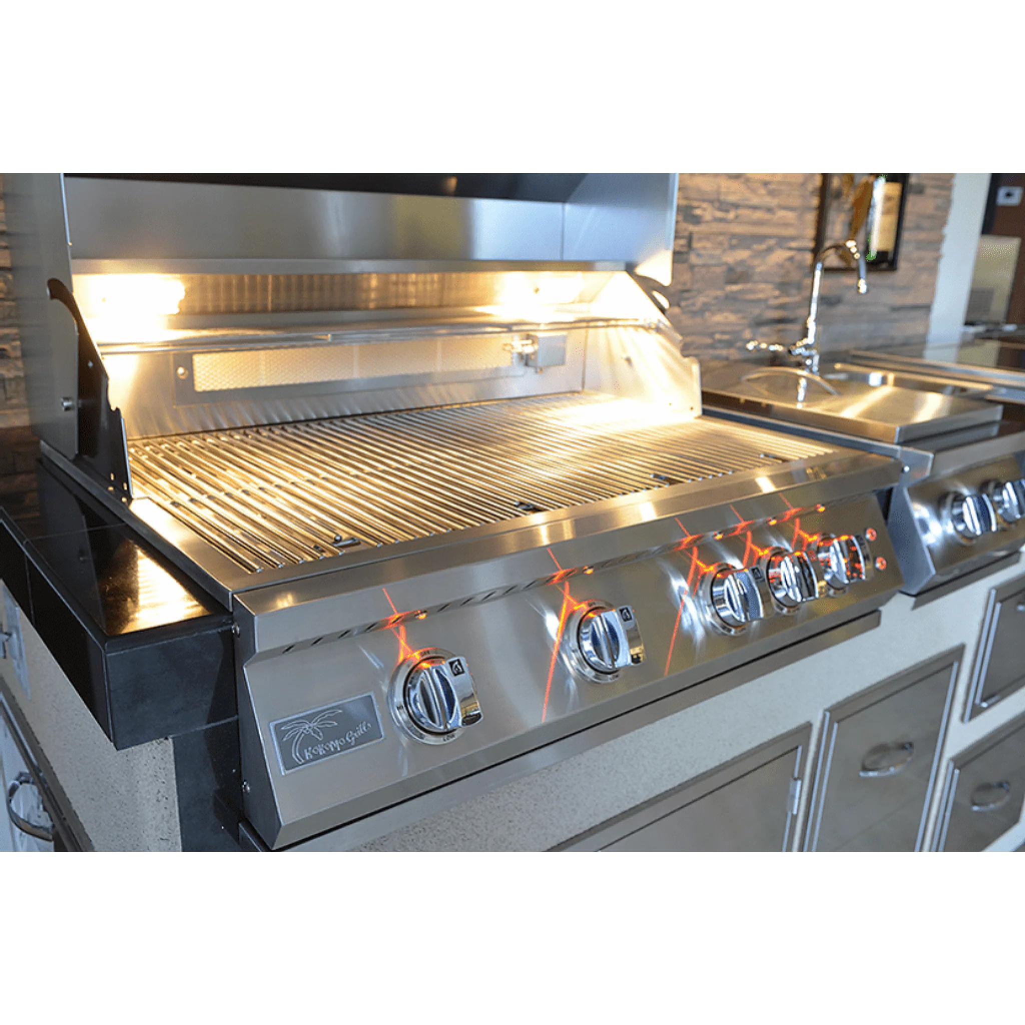 Kokomo Professional 32" 4 Burner Built-in BBQ Natural Gas Grill - Image 12