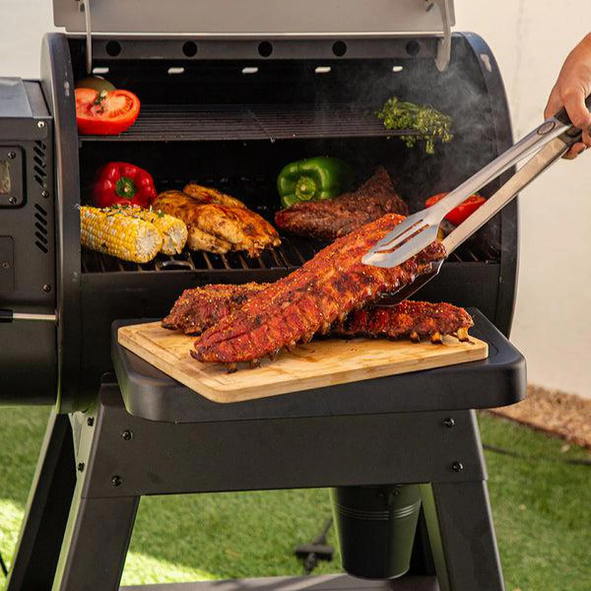 Louisiana Grills 40249 Magnetic Wood Cutting Board - Image 2