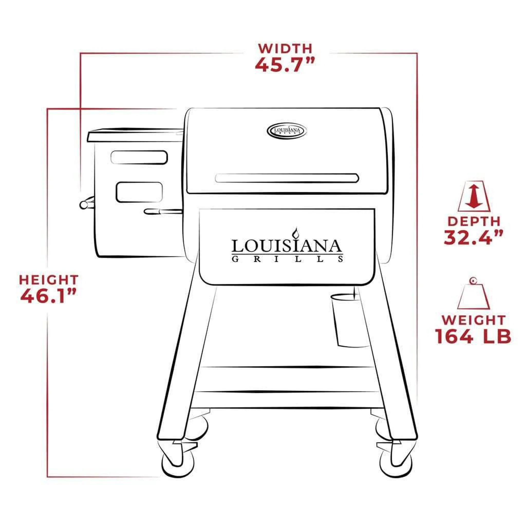 Louisiana Grills Black Label Series 800 LG800BL Pellet Grill With WiFi Control - Image 7