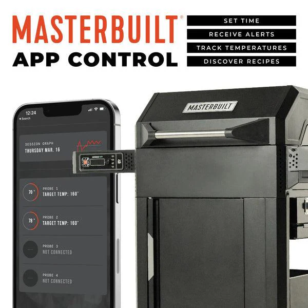 Masterbuilt AutoIgnite Series QuickFire 545 Digital Charcoal Grill and Smoker - Image 5