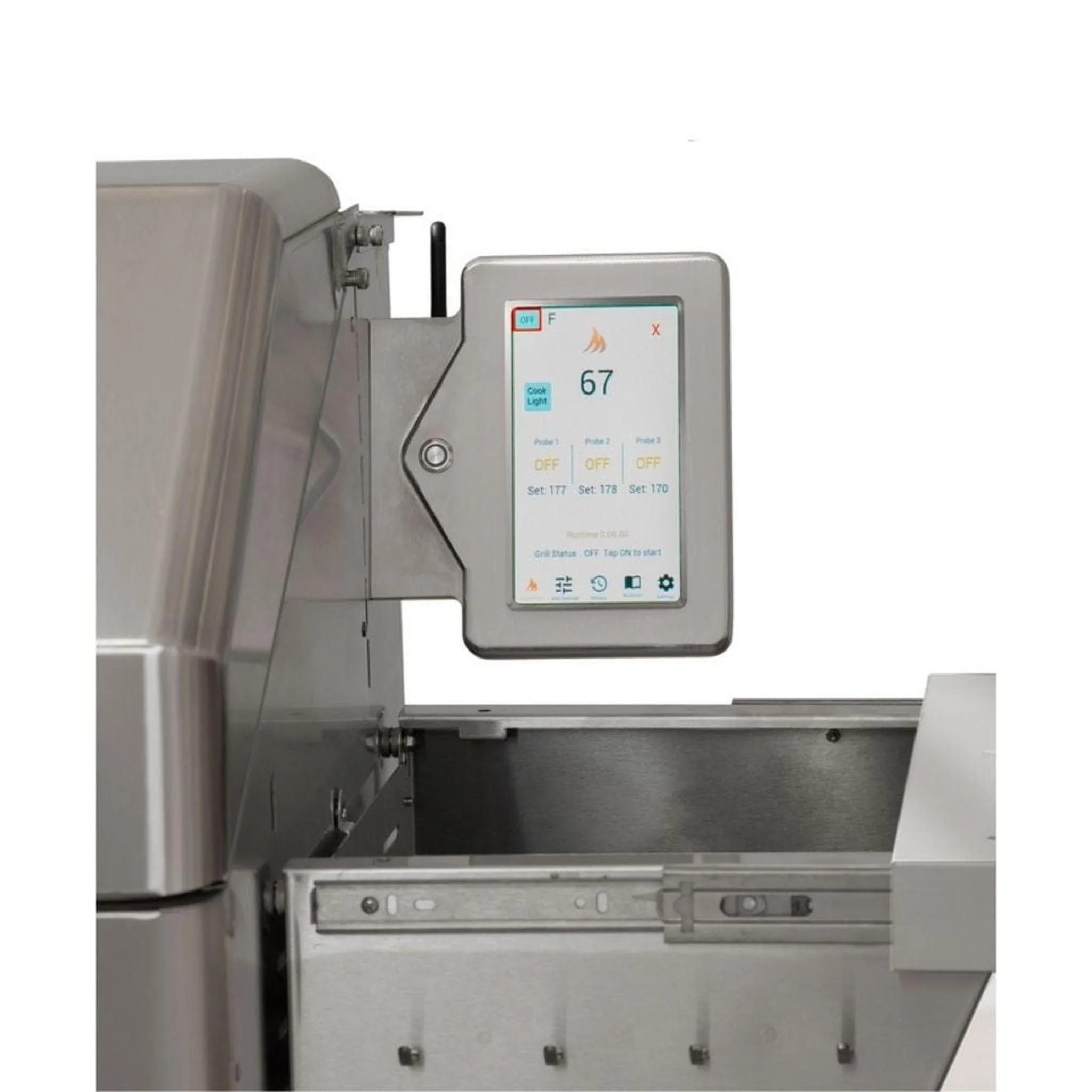 Memphis Pro Cart ITC3 57" Wi-Fi Controlled Stainless Steel Pellet Grill - Image 4
