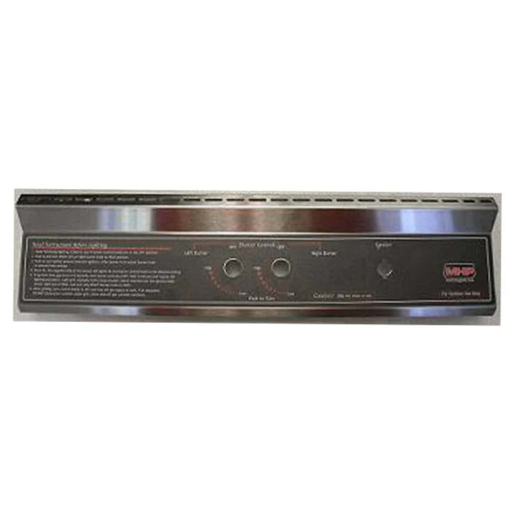 MHP GGCP Stainless Steel Control Panel with Label