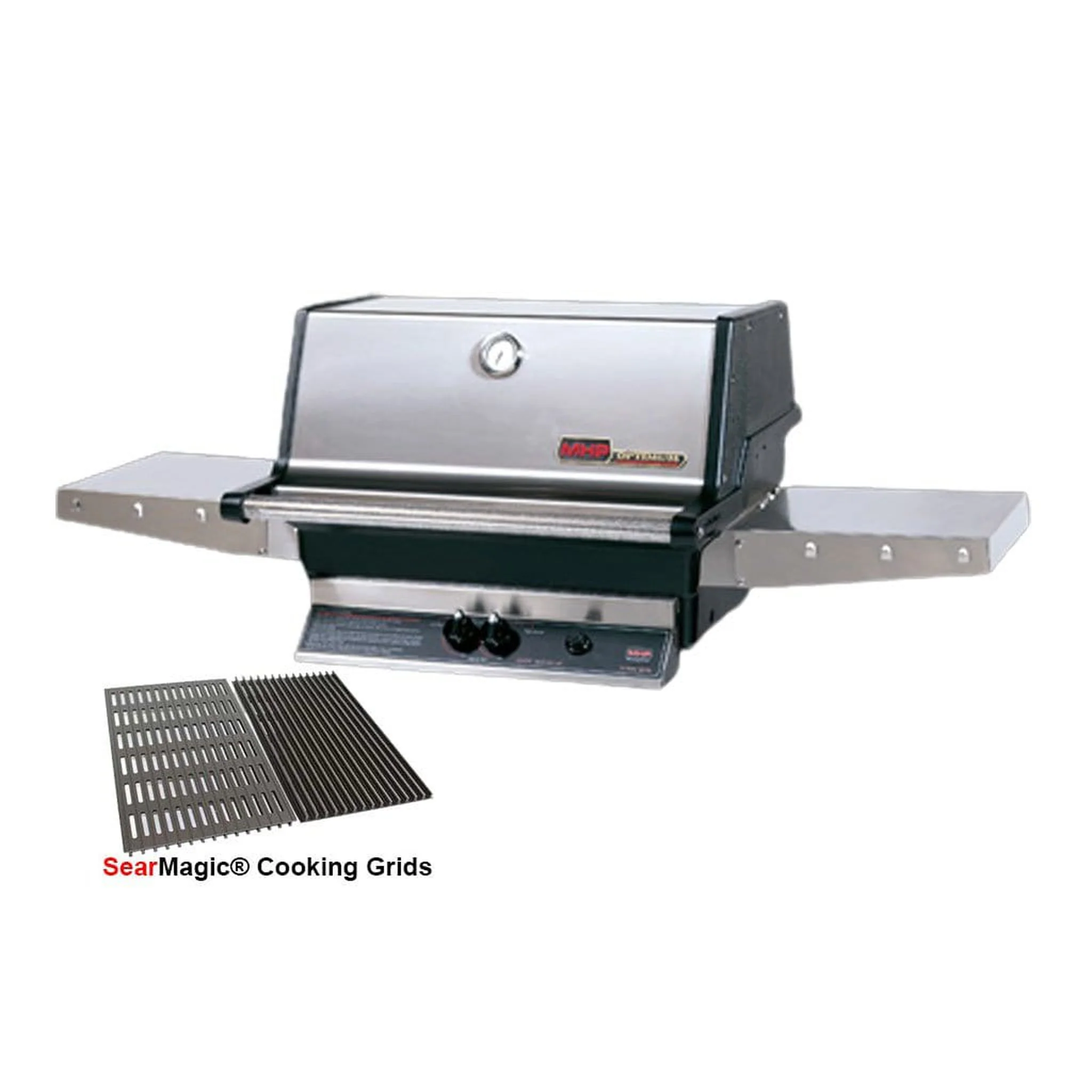 MHP TJK 2 Gas Grill Head With 2 Stainless Steel Shelves - Image 2