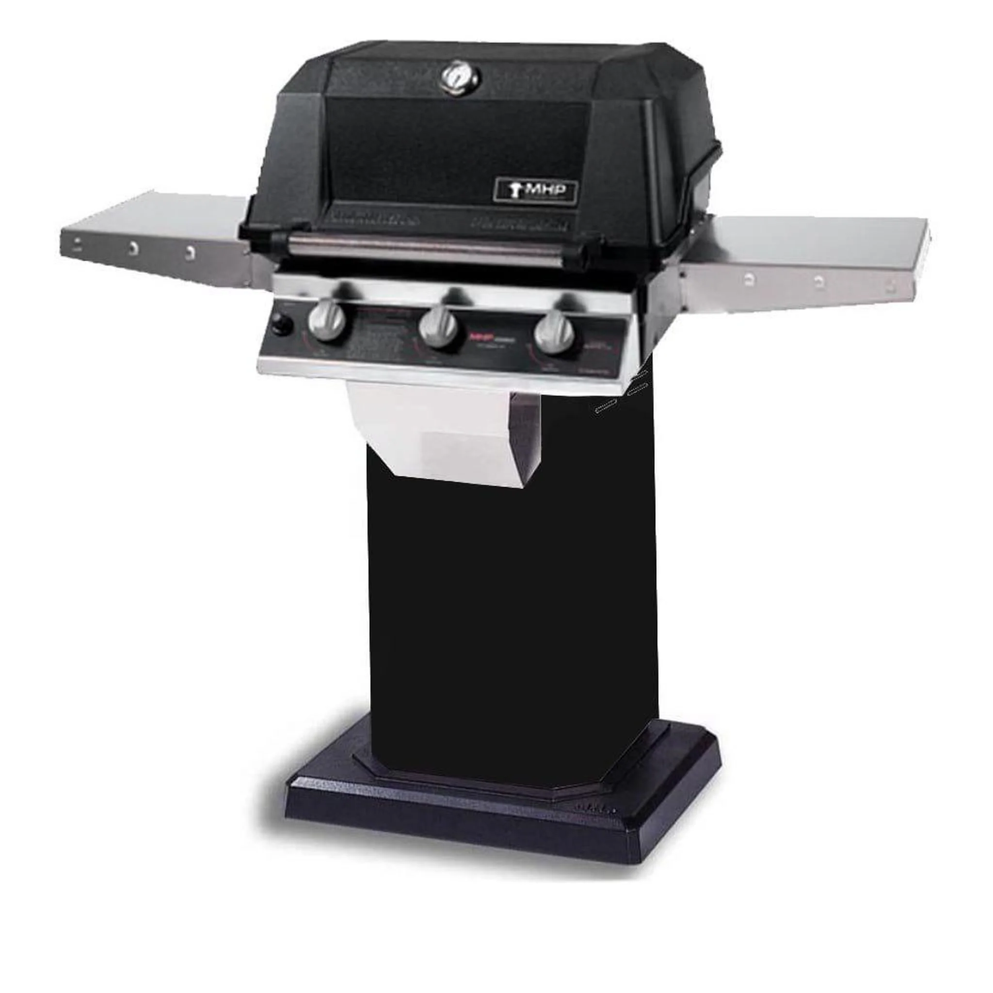 MHP WHRG4DD Hybrid Gas Grill Head With 2 Stainless Steel Shelves - Image 7
