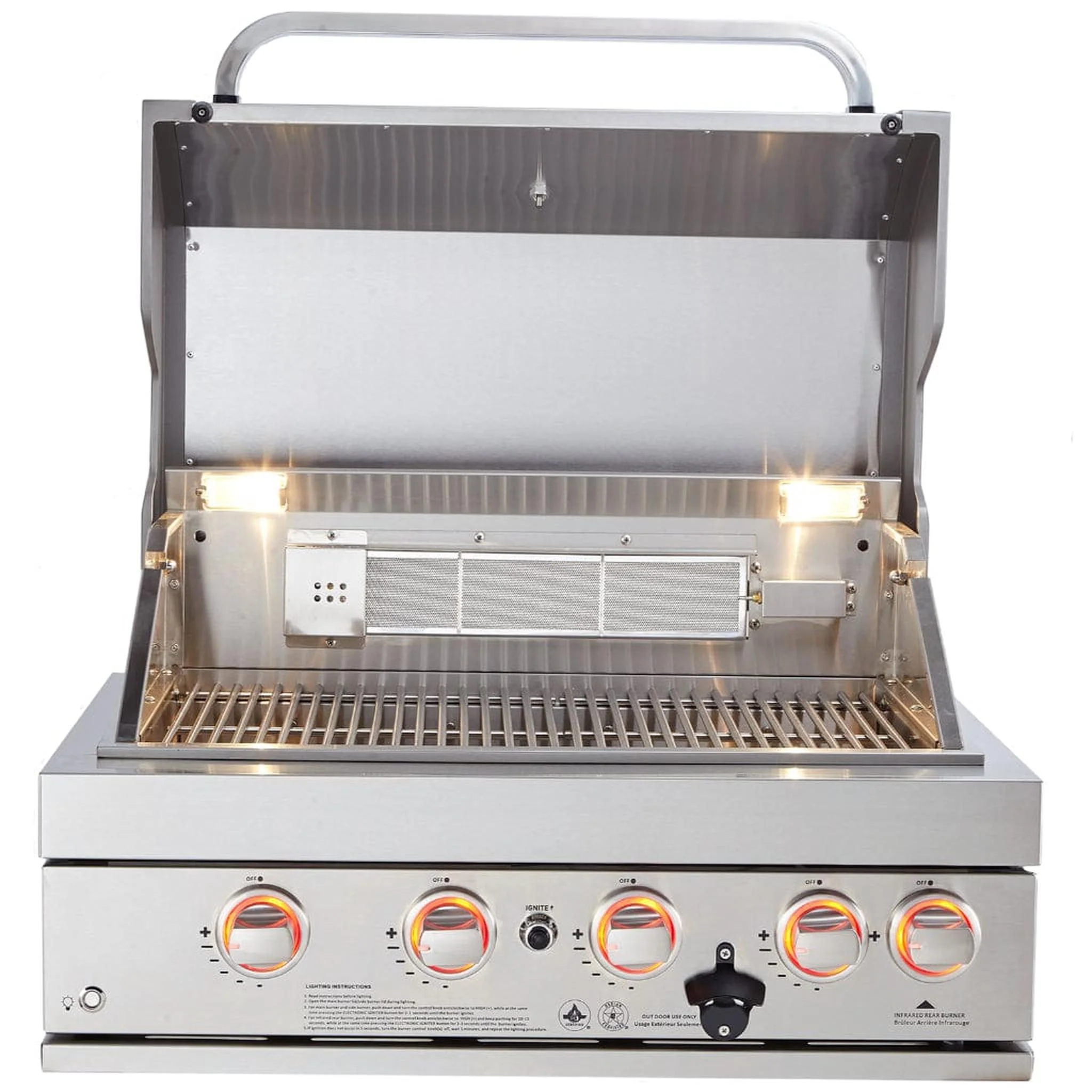 Mont Alpi 400 32" 4 Burners Built-In Propane Gas Grill - Image 2