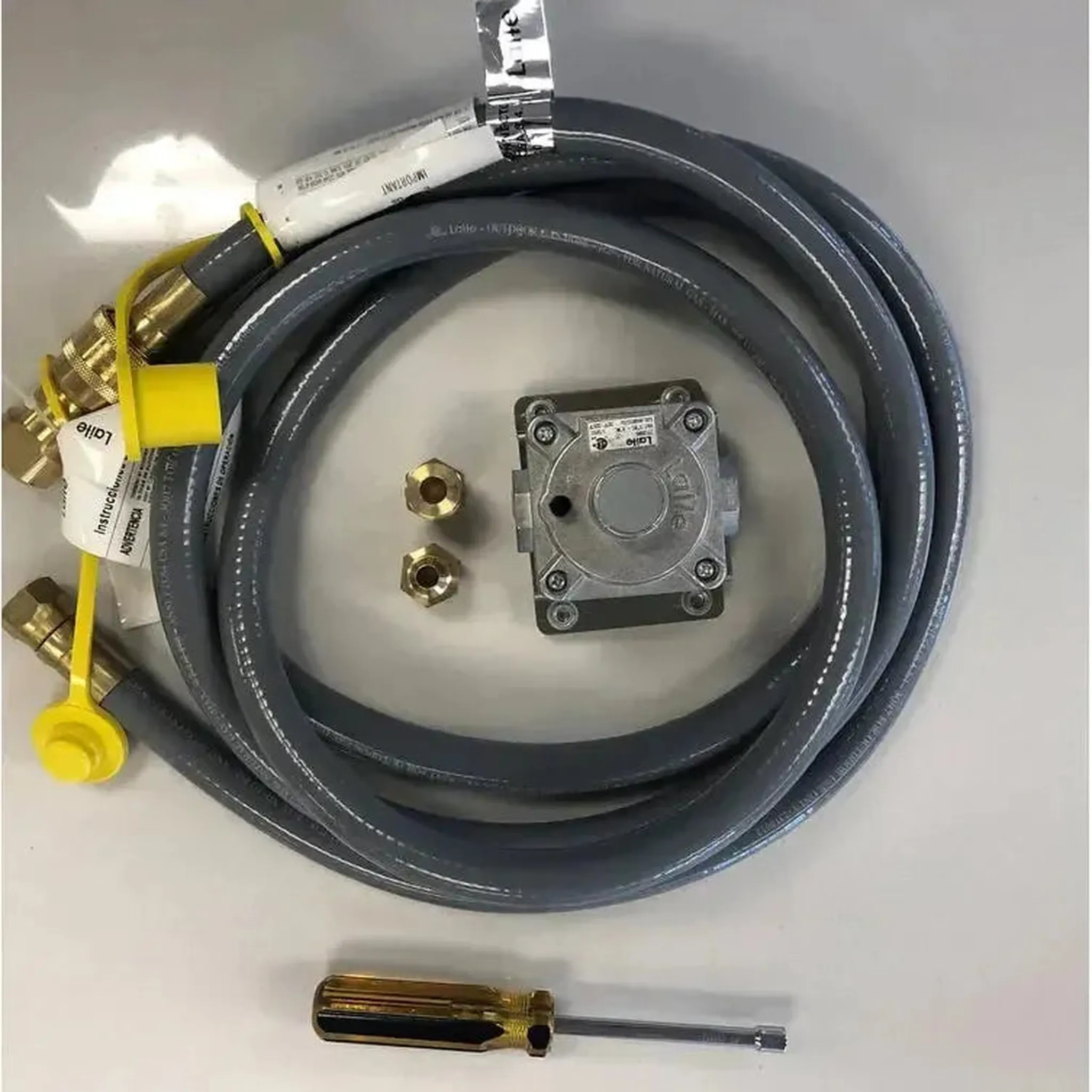 Mont Alpi Natural Gas Conversion Kit With 10ft Hose and Nat Gas Regulator