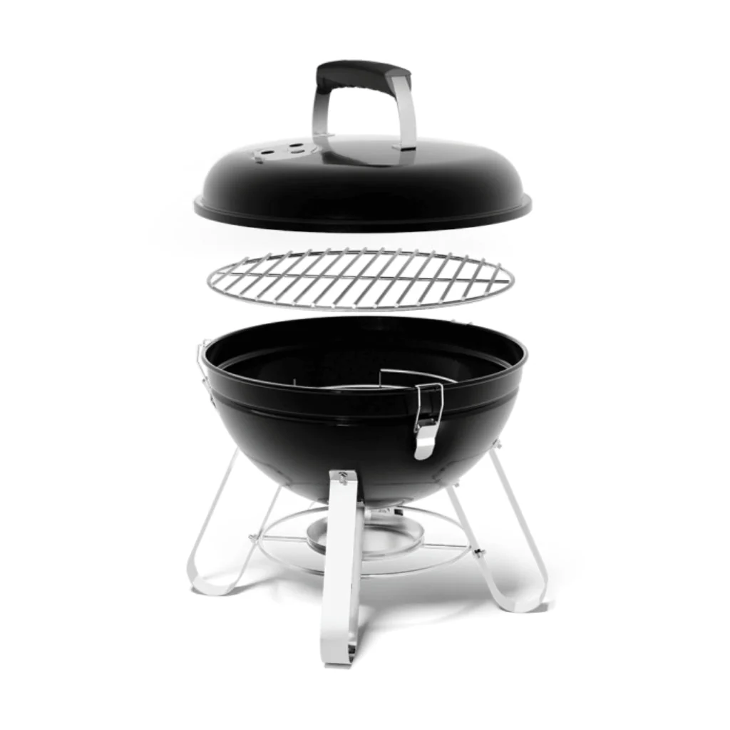 Napoleon 14" Black Portable Charcoal Kettle Grill - Image 2