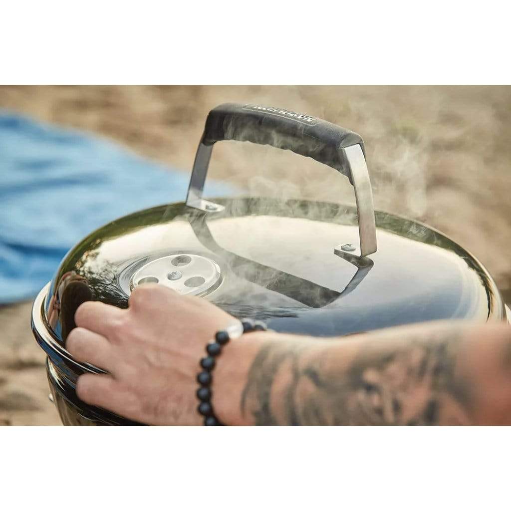 Napoleon 14" Black Portable Charcoal Kettle Grill - Image 7