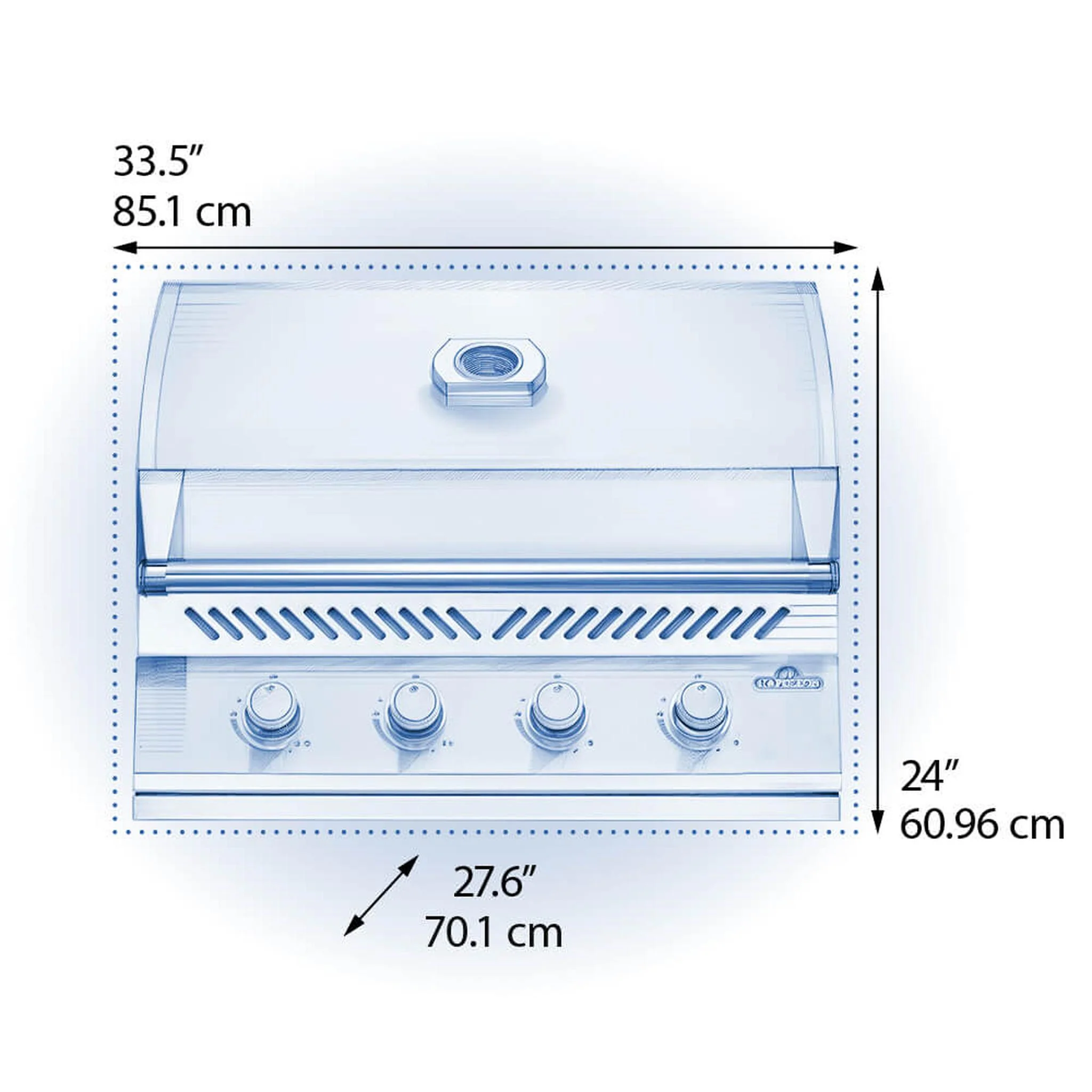 Napoleon Built-in 500 Series 32" Natural Gas Grill - Image 14