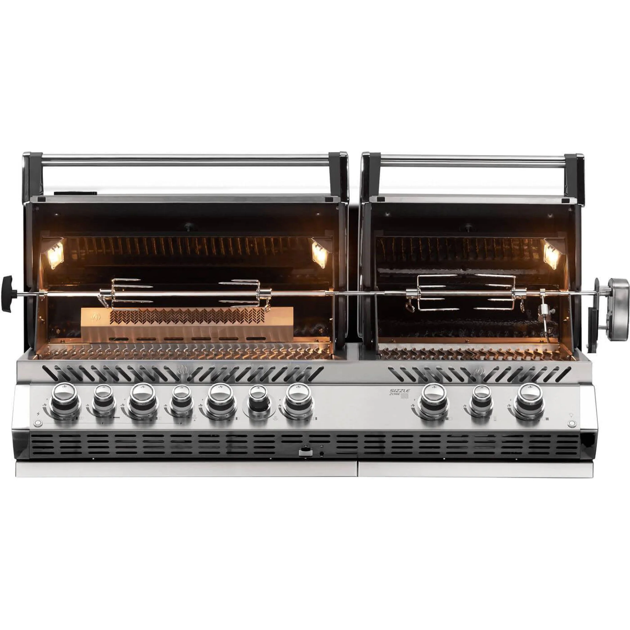 Napoleon Prestige PRO 825 56" Built-in Natural Gas Grill With Infrared Bottom and Rear Burners - Image 2