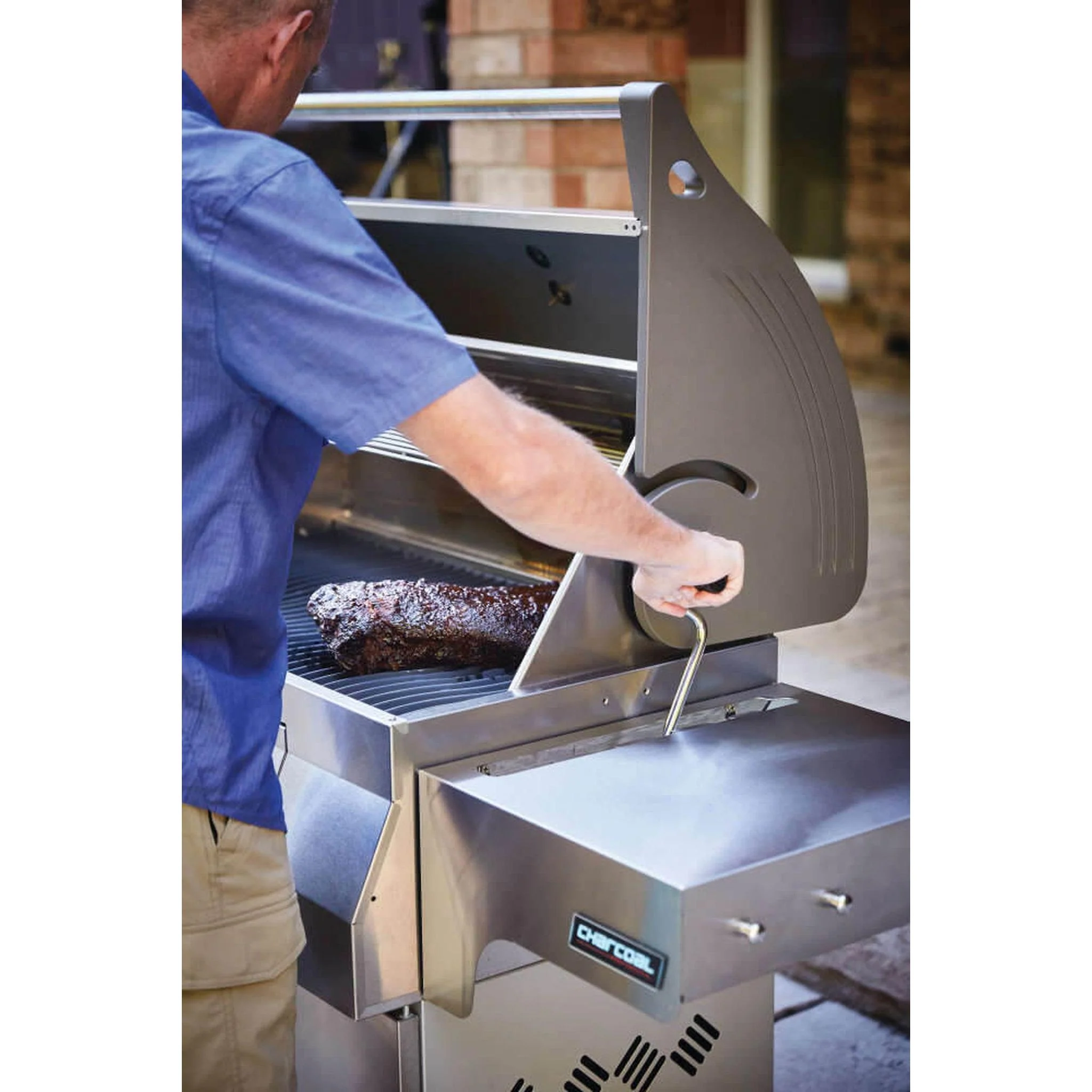 Napoleon 68" Professional 605 Freestanding Charcoal Grill - Image 5