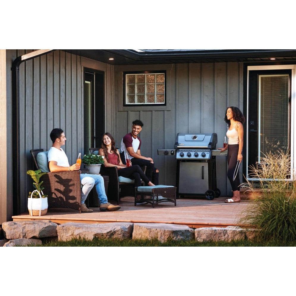 Napoleon Freestyle 425 Graphite Grey 52" Propane Gas Grill With Range Side Burner - Image 4