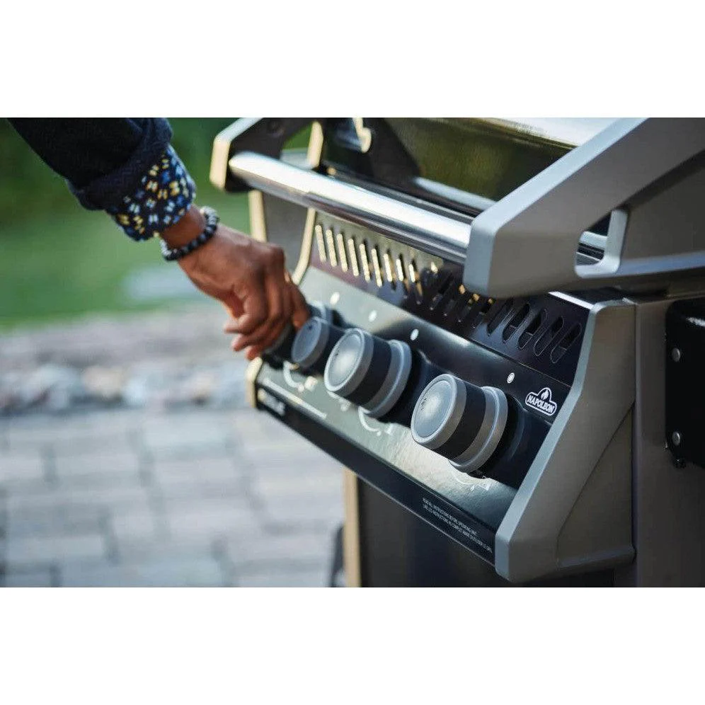 Napoleon Rogue 425 Black 51" Propane Gas Grill with Range Side Burner - Image 7
