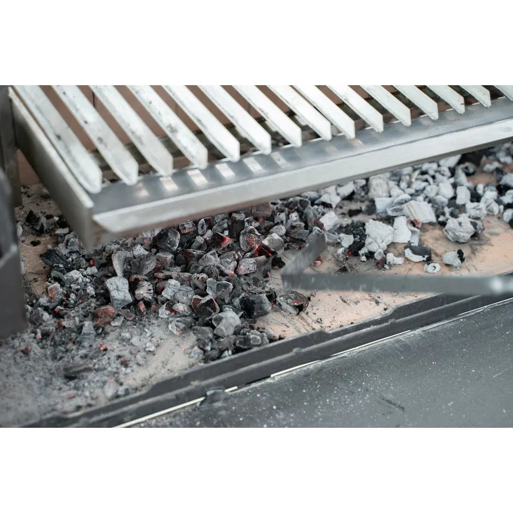 Ñuke Puma 52" Outdoor Argentinian Gaucho Charcoal Grill with Santa Maria-Style Control Wheel - Image 15