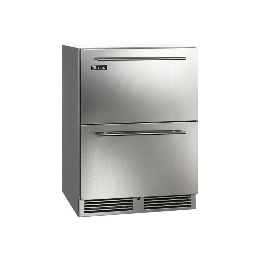 Perlick C-Series 24" Outdoor Refrigerator Drawers Fully Integrated Panel-Ready