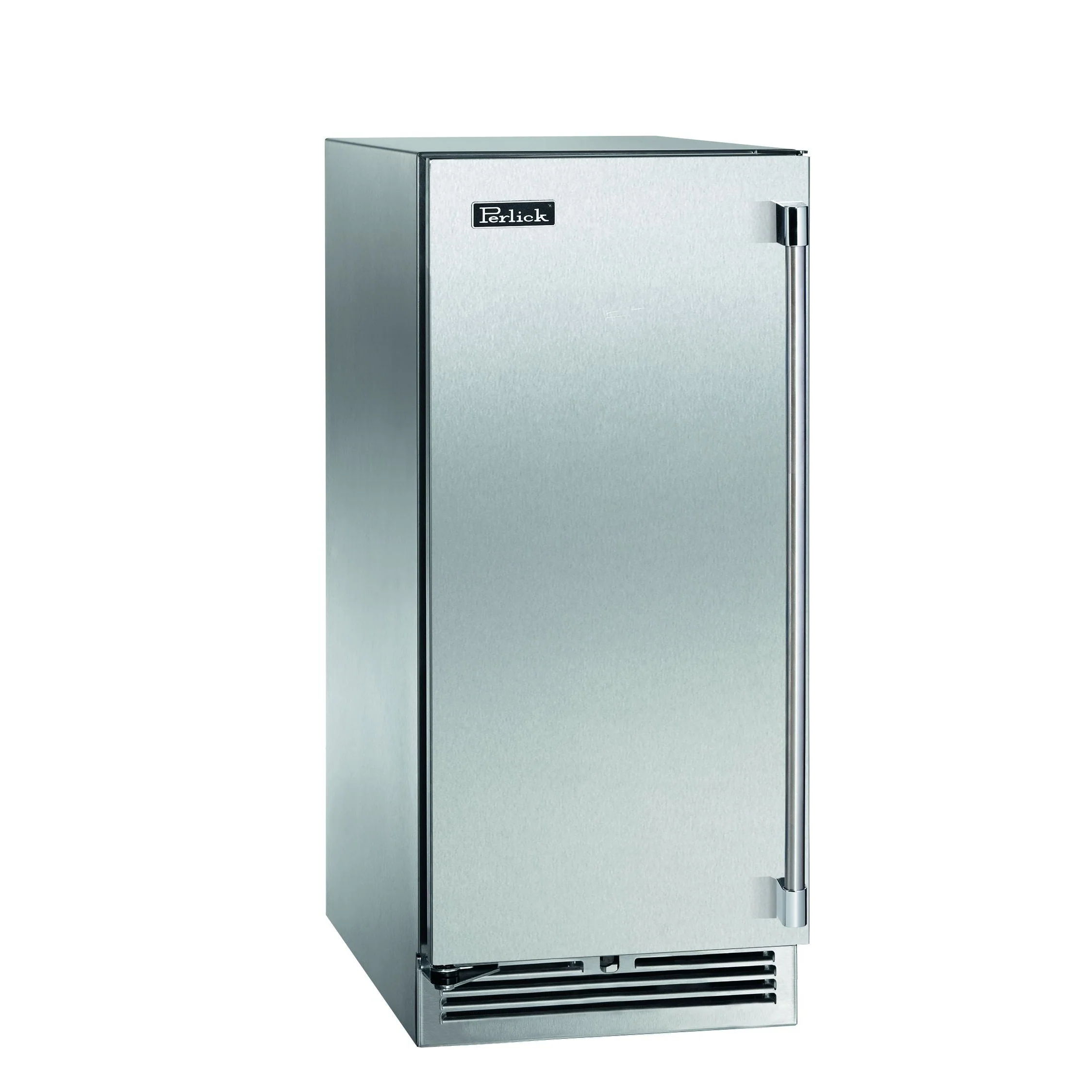 Perlick Signature Series 15" Marine Grade Refrigerator with Stainless Steel Glass Door Hinge Right with Lock - Image 3