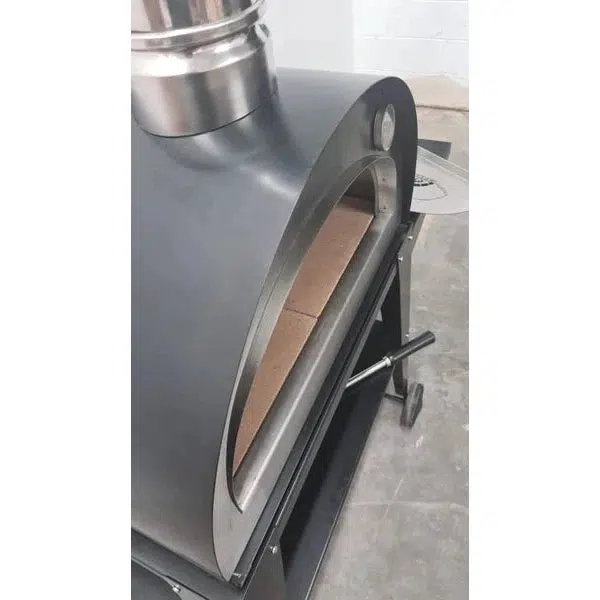 ProForno Pizzi 24" Matte Black Portable Wood Fired Brick Pizza Oven - Image 7