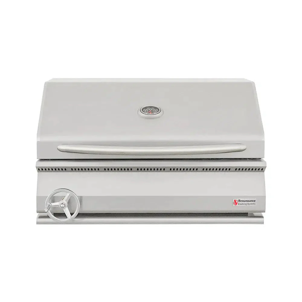 Renaissance 32” Premier Series Built-In Charcoal Grill
