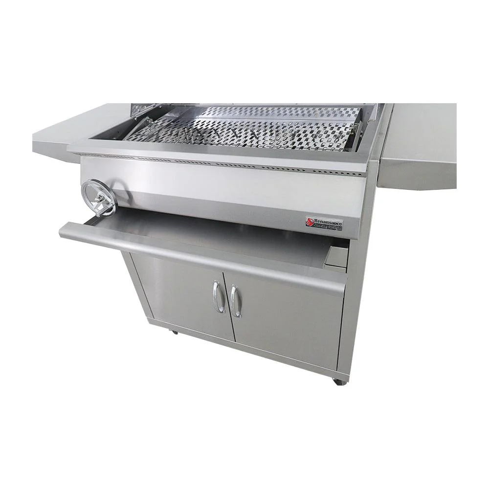 Renaissance 32” Premier Series Freestanding Charcoal Grill - Image 19