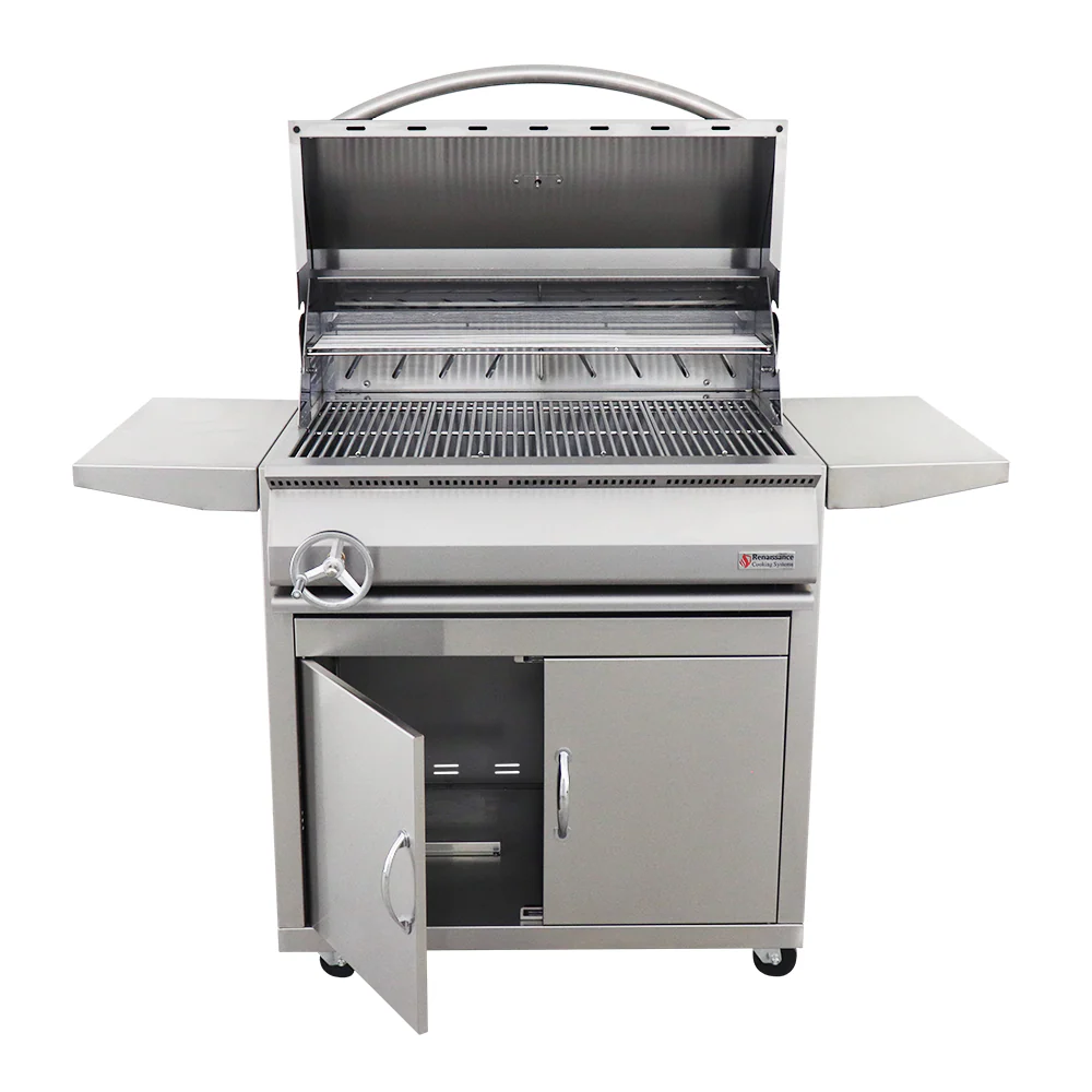 Renaissance 32” Premier Series Freestanding Charcoal Grill - Image 7