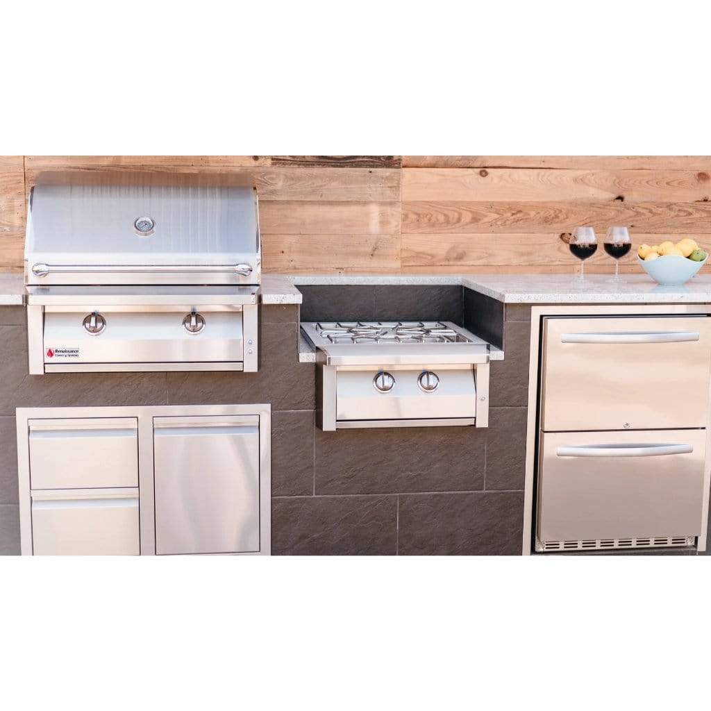 Renaissance ARG Series 30" 2-Burner Built-In Liquid Propane Gas Grill - Image 14