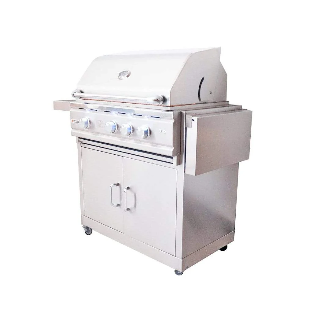 Renaissance Cutlass Pro Series 30" 4-Buner Freestanding Liquid Propane Gas Grill - Image 5