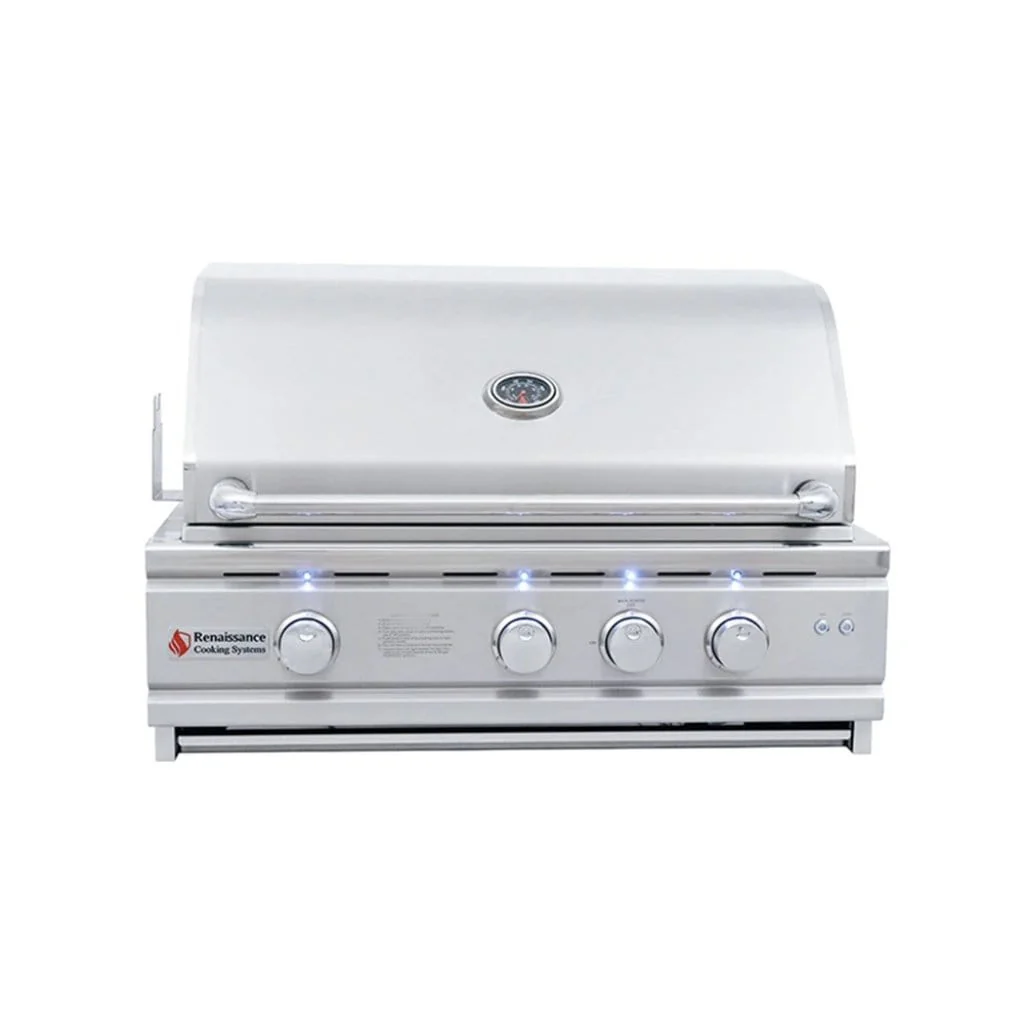 Renaissance Cutlass Pro Series 30" 4-Buner Freestanding Liquid Propane Gas Grill - Image 9