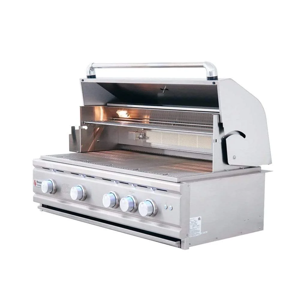 Renaissance Cutlass Pro Series 38" 5-Burner Drop-in Liquid Propane Gas Grill - Image 7