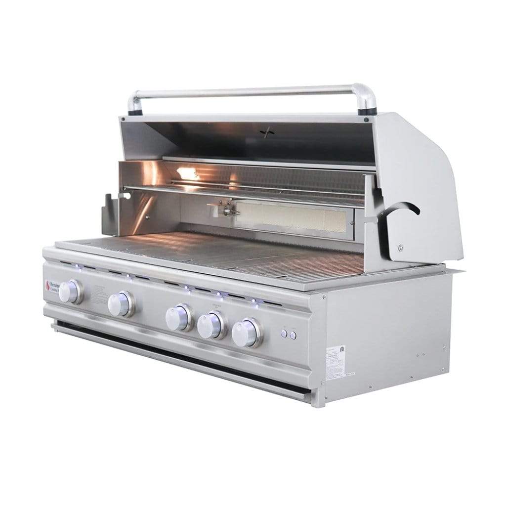Renaissance Cutlass Pro Series 42" 5-Buner Freestanding Liquid Propane Gas Grill - Image 7