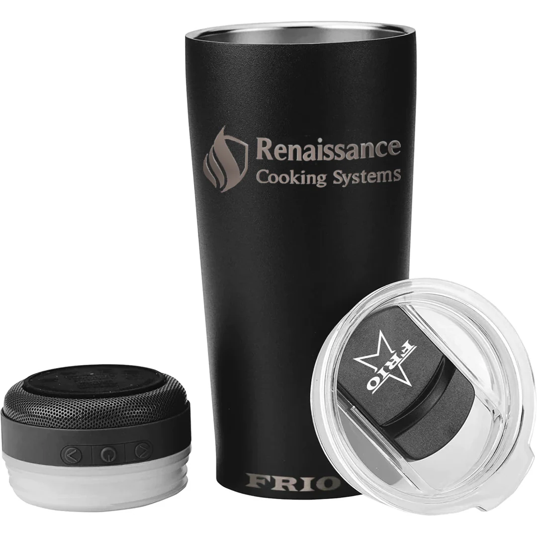 Renaissance Frio 360 Black Removable Bluetooth Speaker Cup